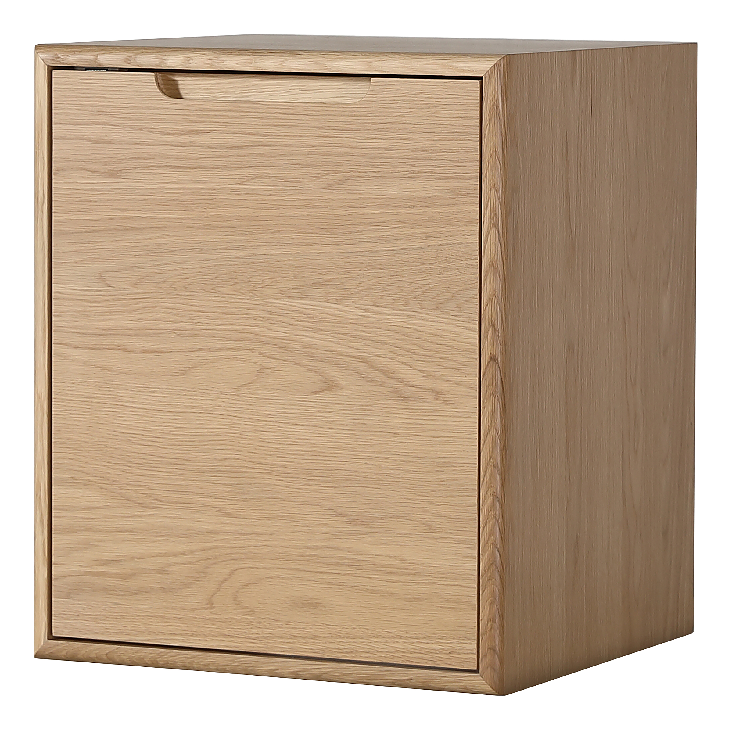 Jukki Hänge-Waschtisch Eiche Teilmassiv Braun