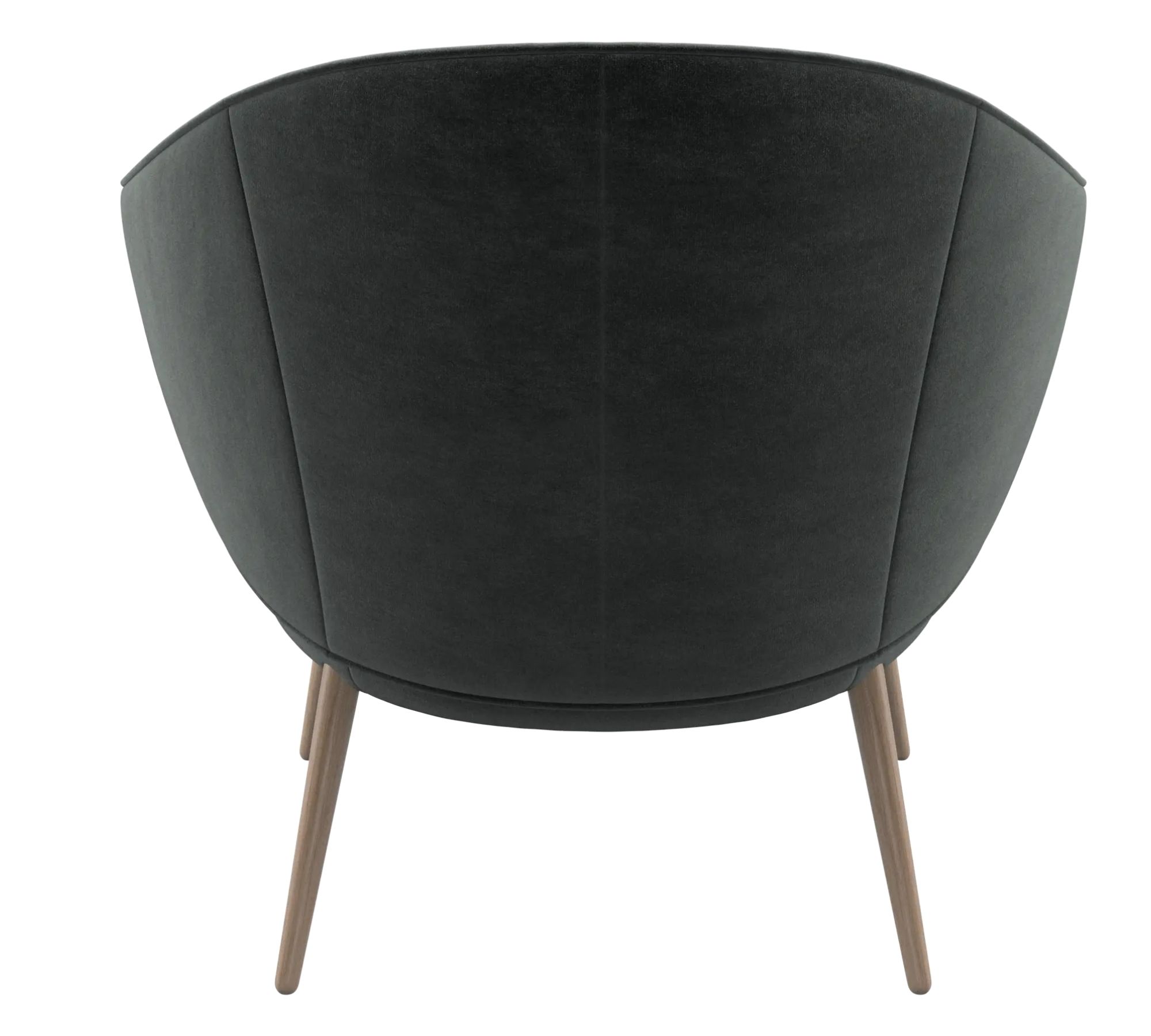 Charlotte Sessel Samt Eichenholz Velvet 3032 Graugrün