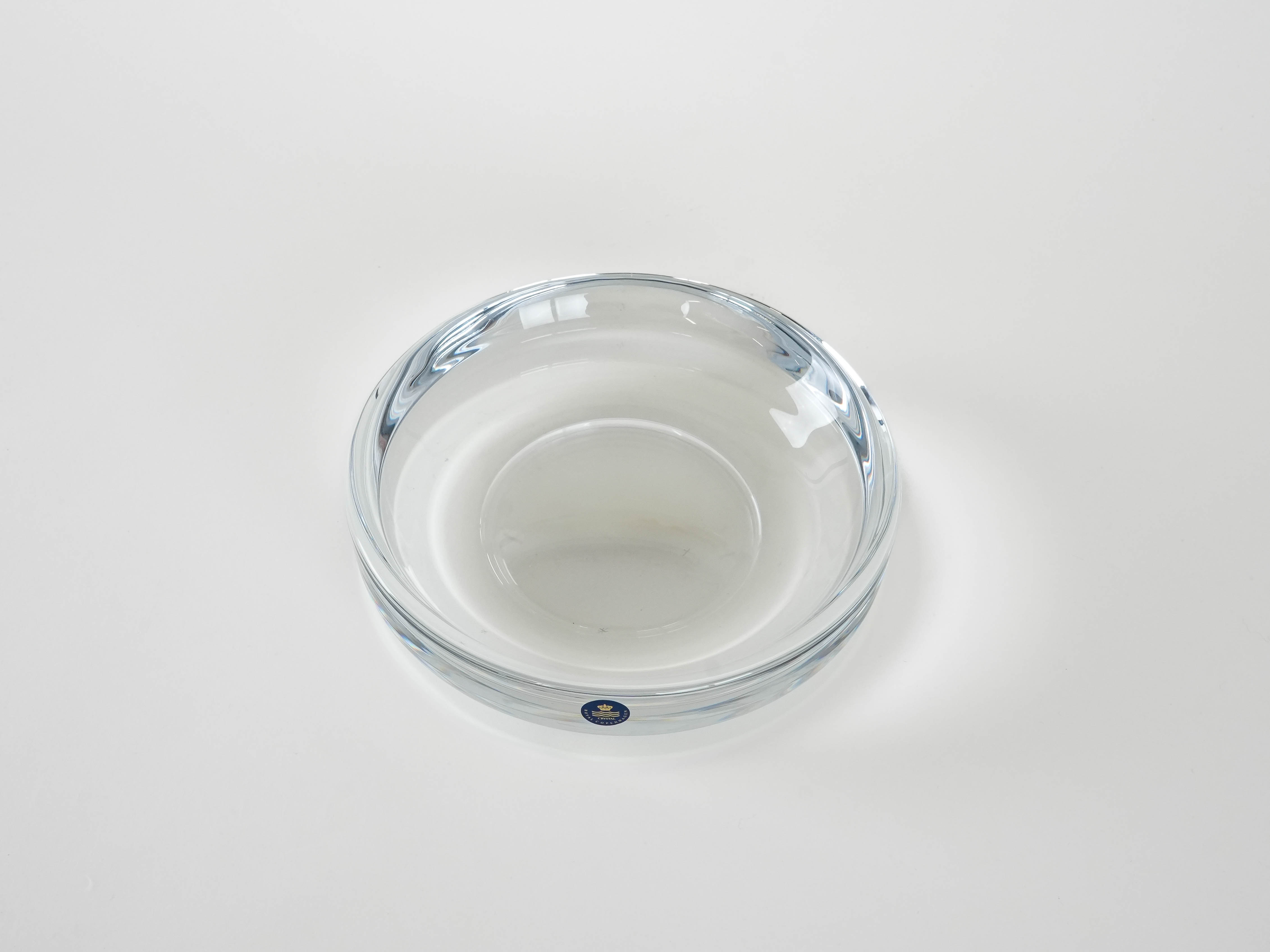 Crystal plate Transparent 1970s