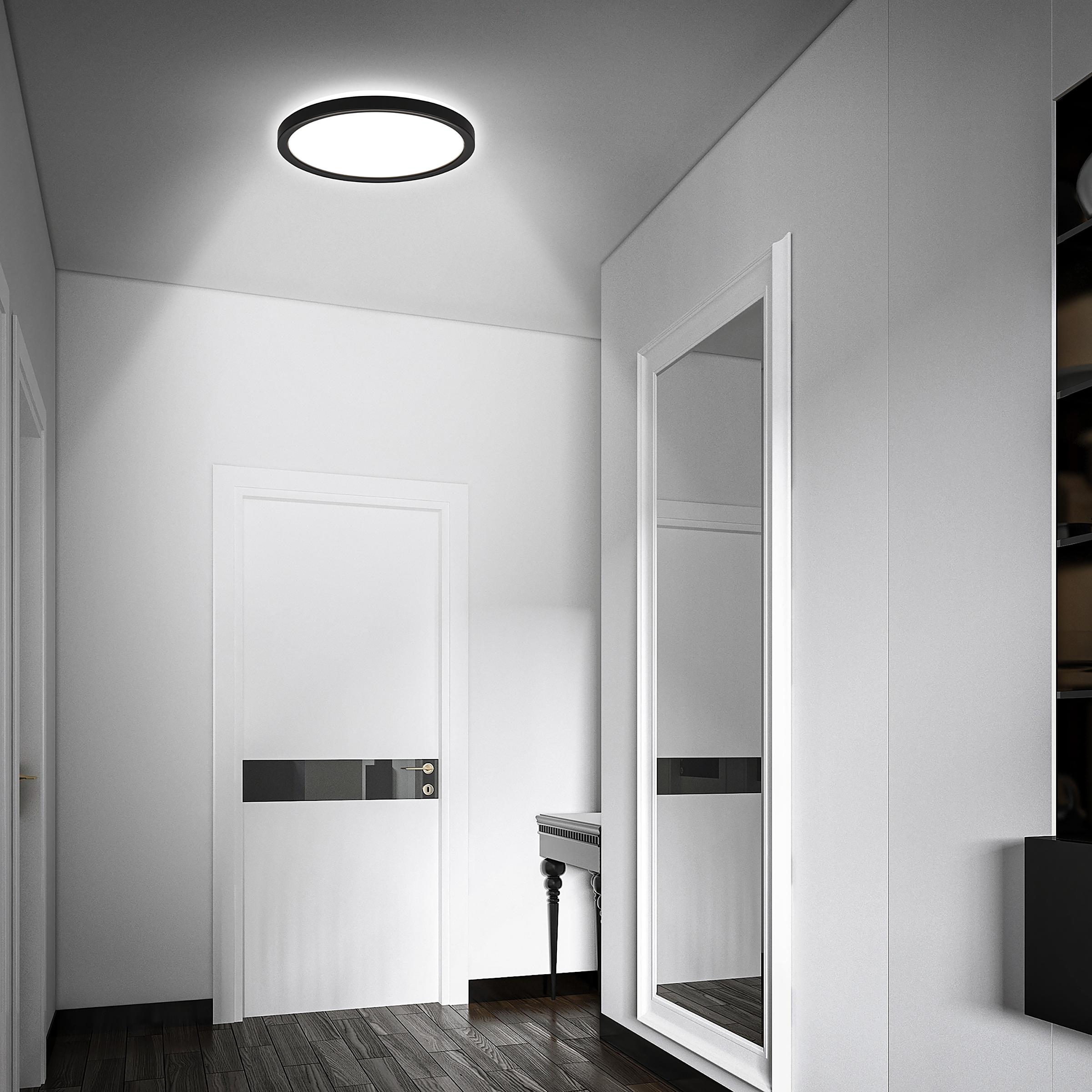 LED Deckenleuchte Move Typ A Schwarz