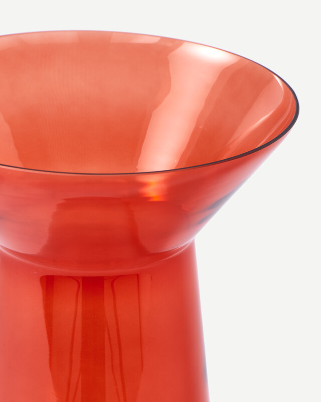 Long Neck Vase Glas Orange