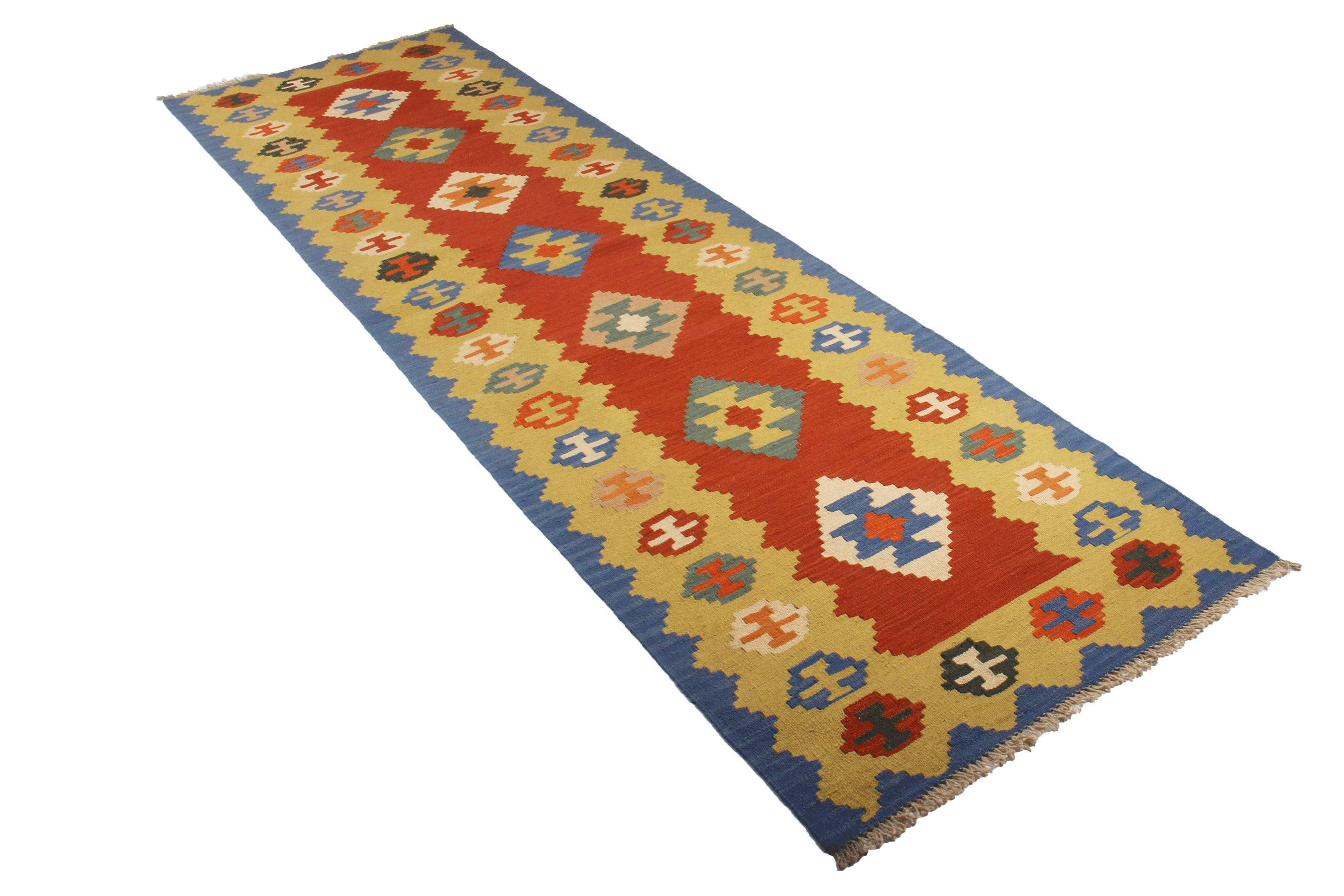Kilim Gashgai Teppich Mehrfarbig