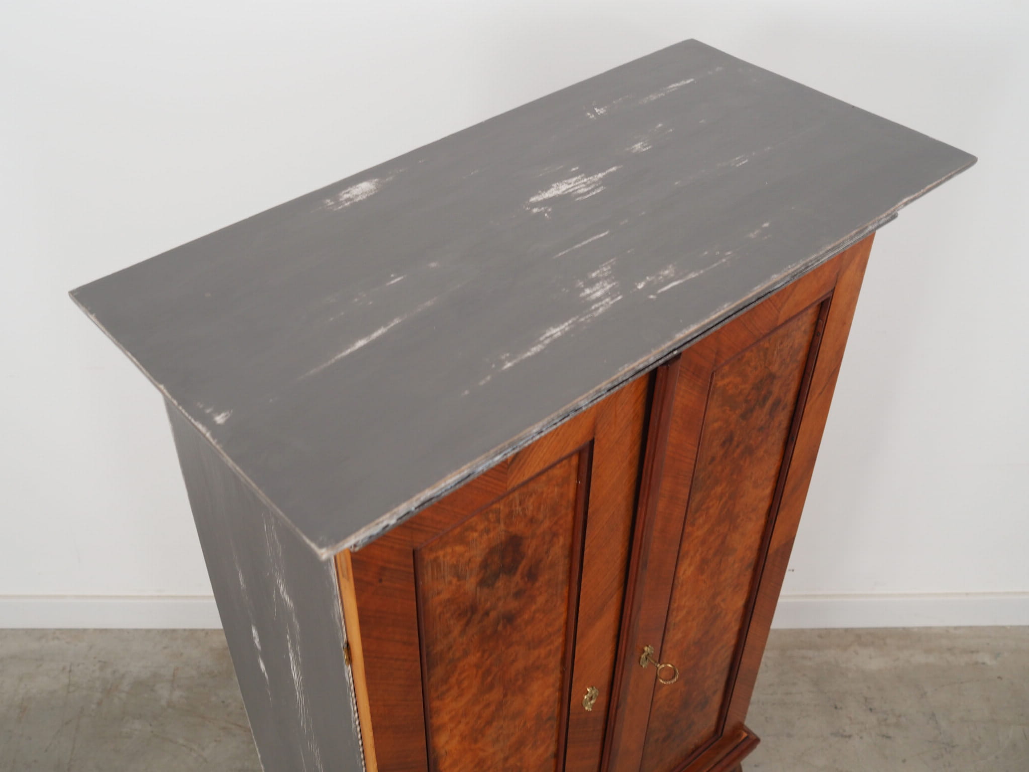 Vintage chest of drawers Pine wood Brown 1960s