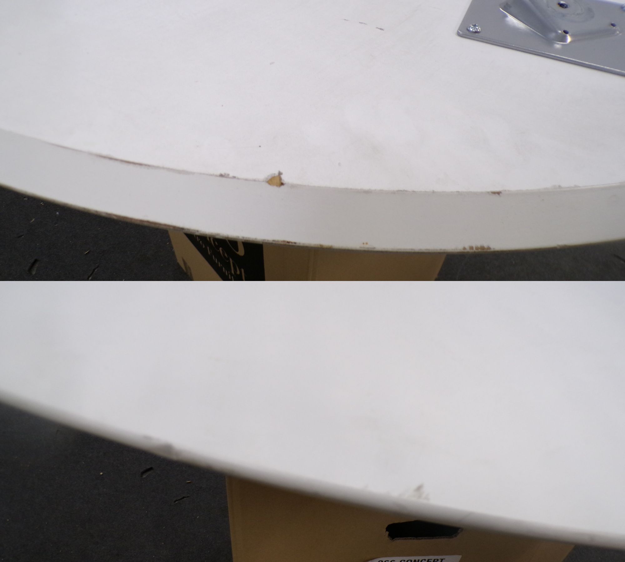 Allie Esstisch Oak Soap Weiß Ø 120cm