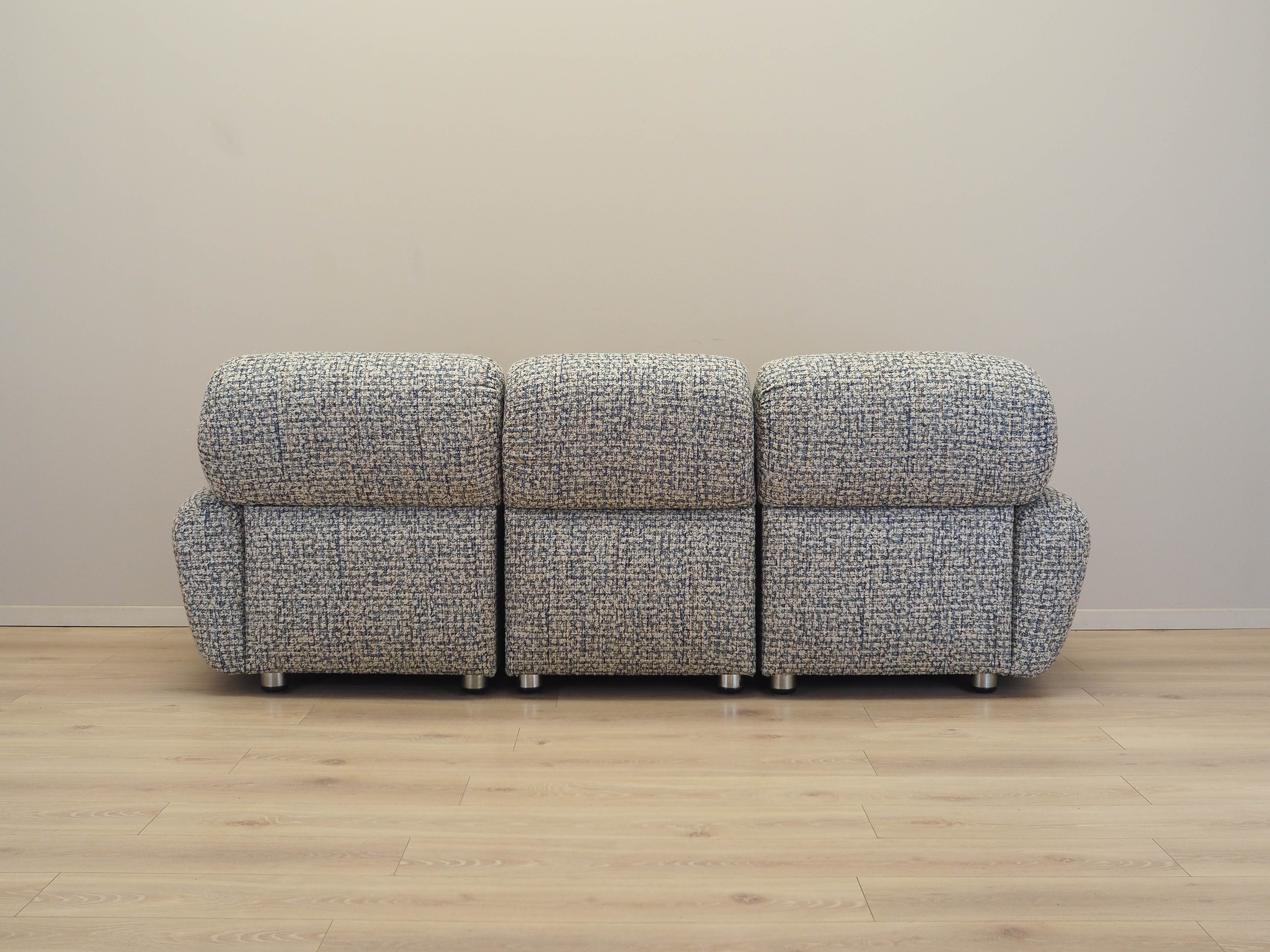 Modulares Sofa 3-teilig 1960er Jahre 