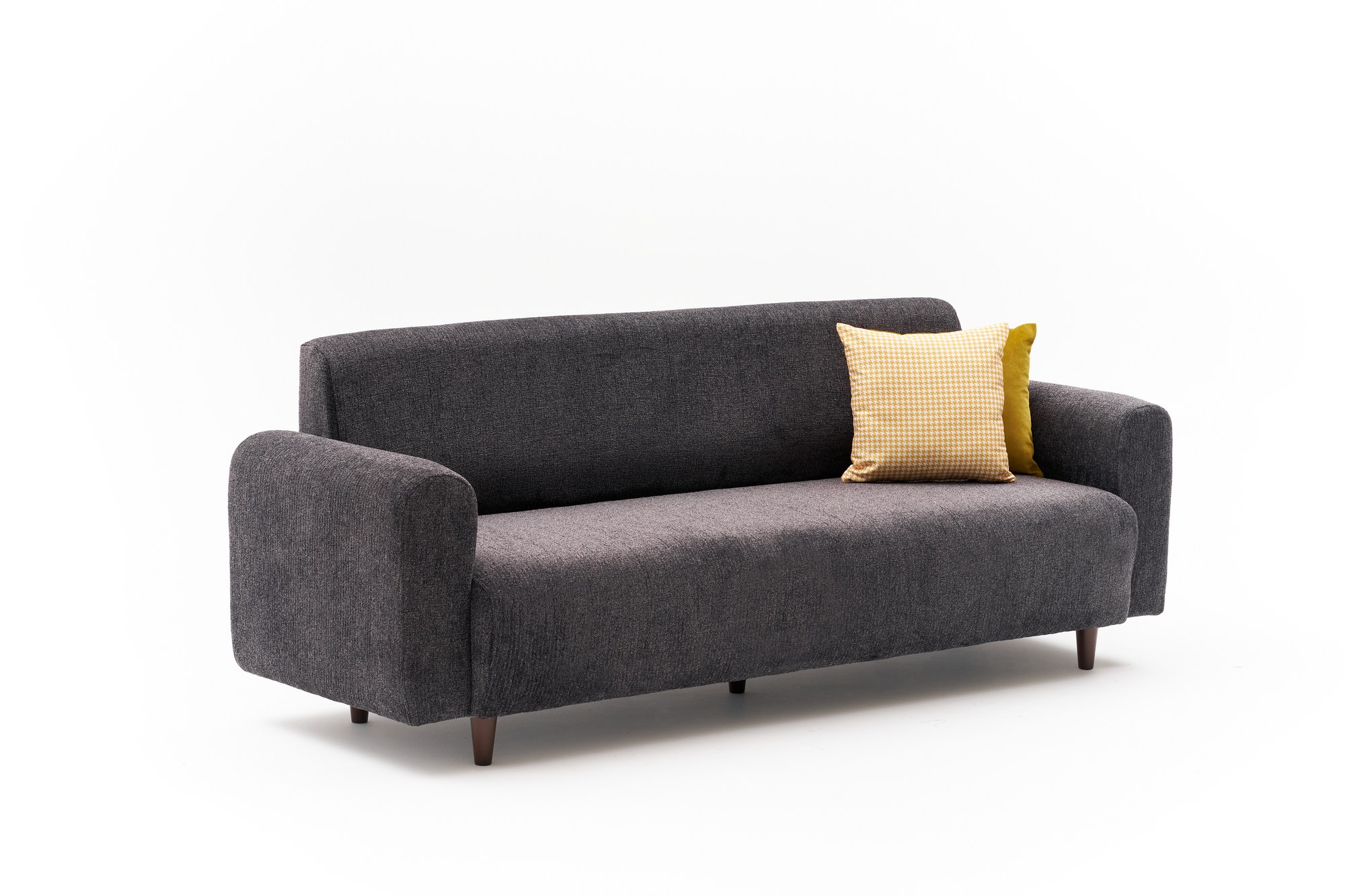 Noya Sofa Sitzer Chenille Anthrazit