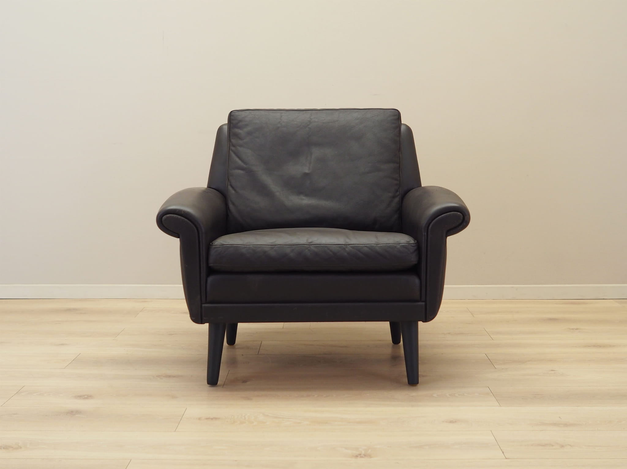 Armchair Leather Brown 1960s