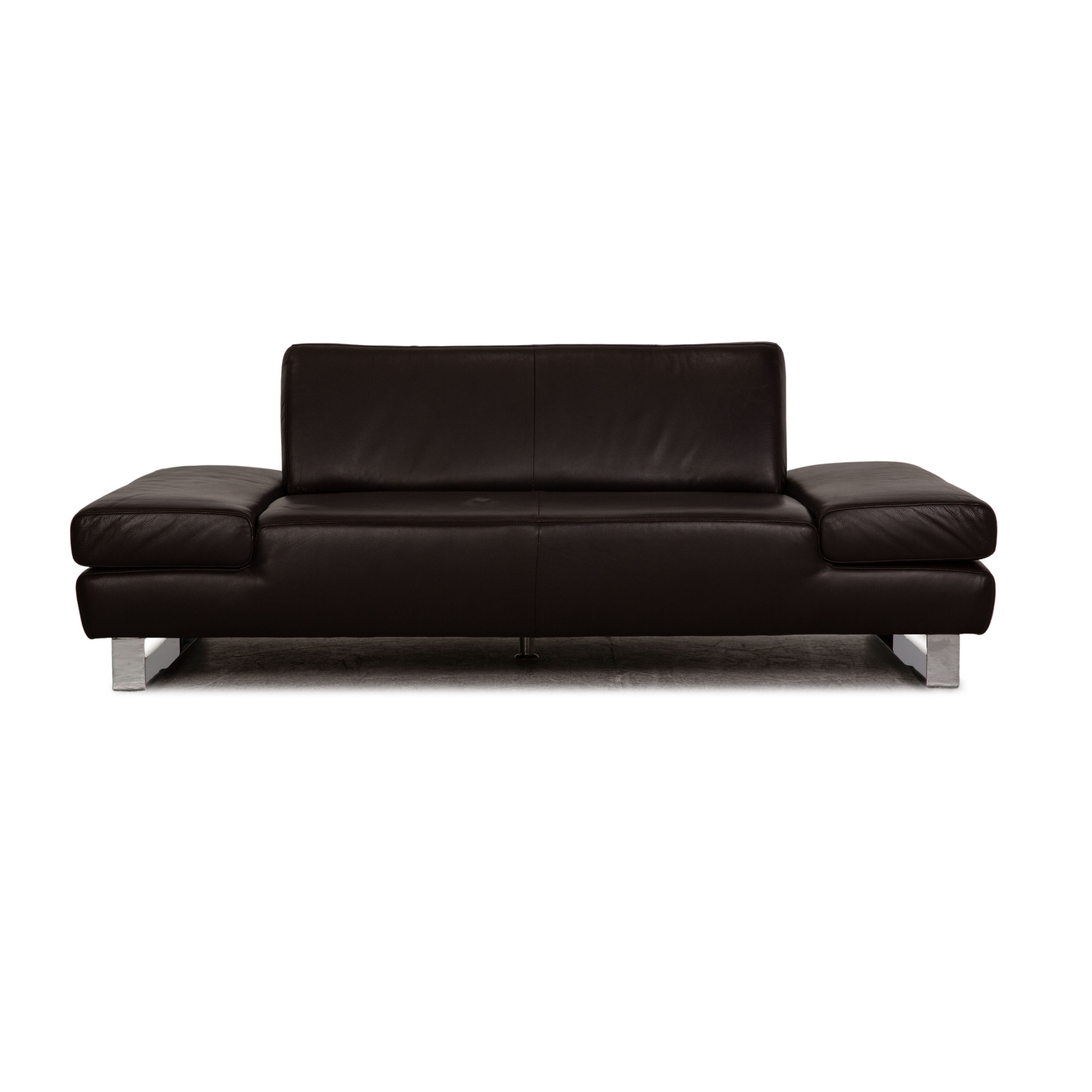 Taboo Sofa 2-Sitzer mit Funktion Leder Braun
