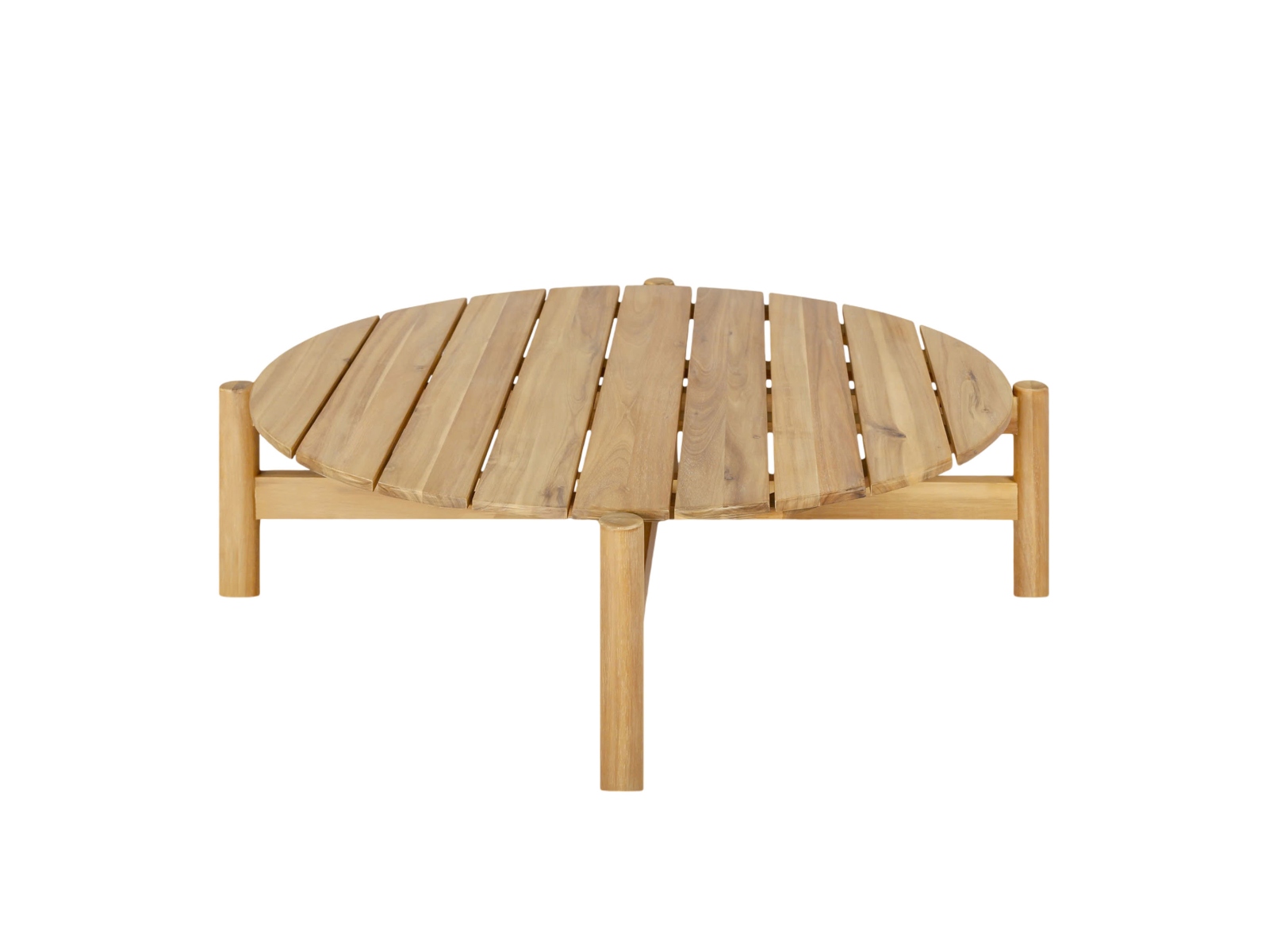 Majorelle Outdoor Tavolino da salotto Legno Marrone 80x80x30 cm