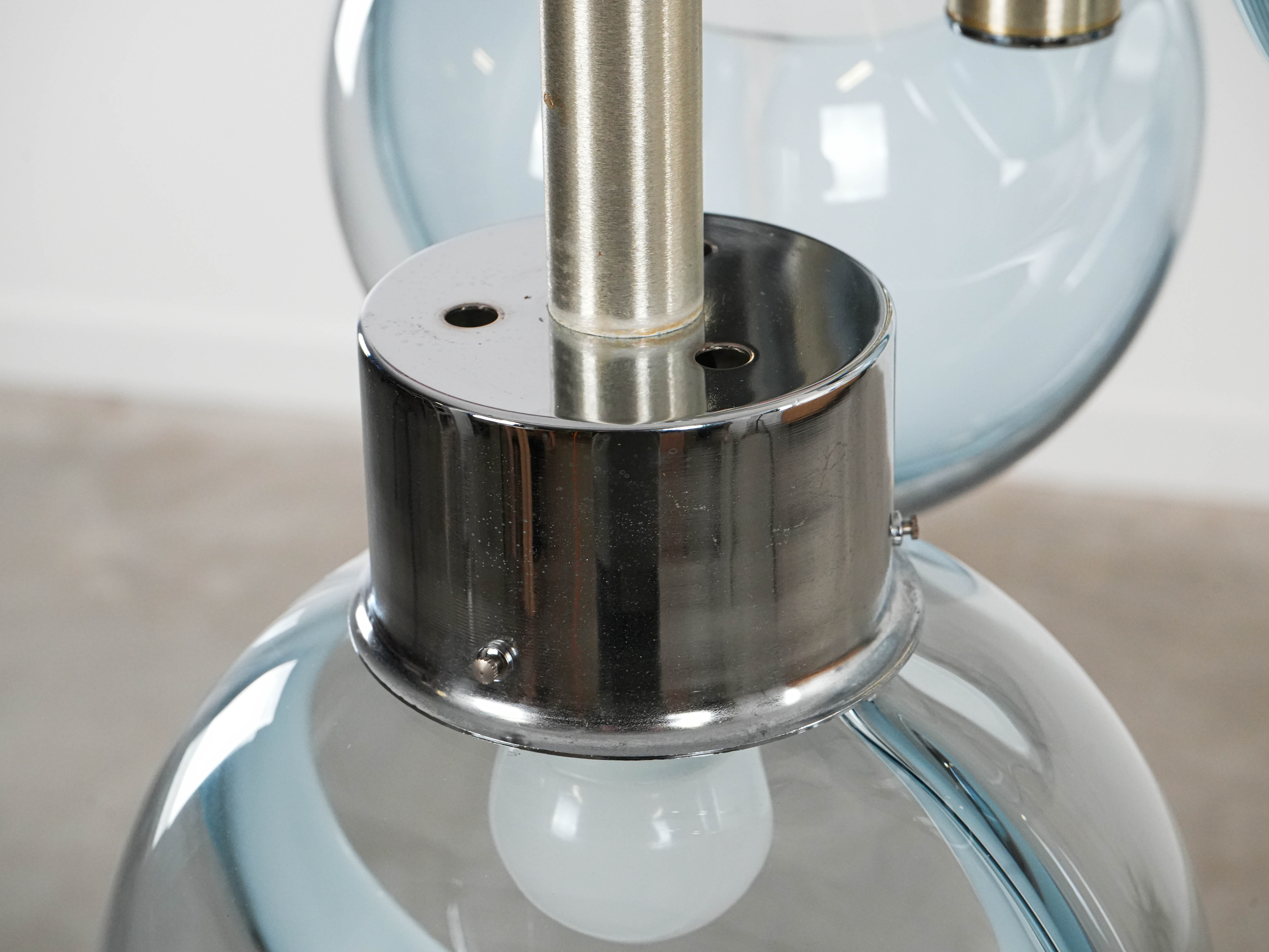 Space Age Kronleuchter Muranoglas 1970er Jahre