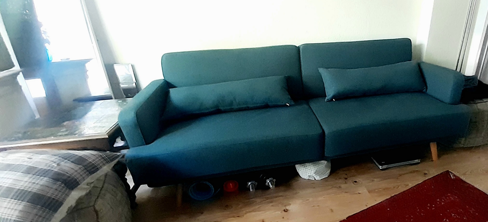 4-Seater Sofa Bed Elvis Green