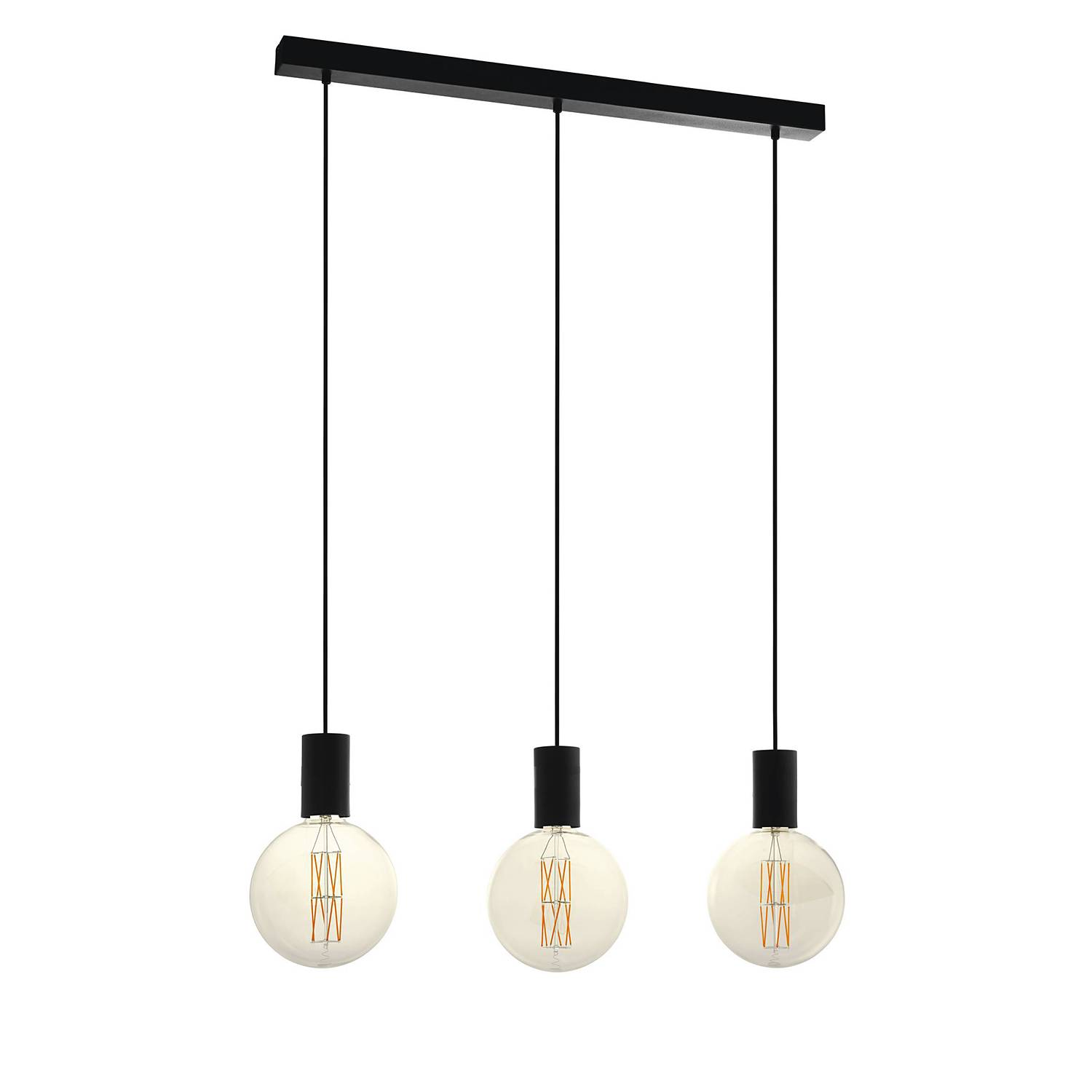 Pozueta II Pendant Light Steel 3-light
