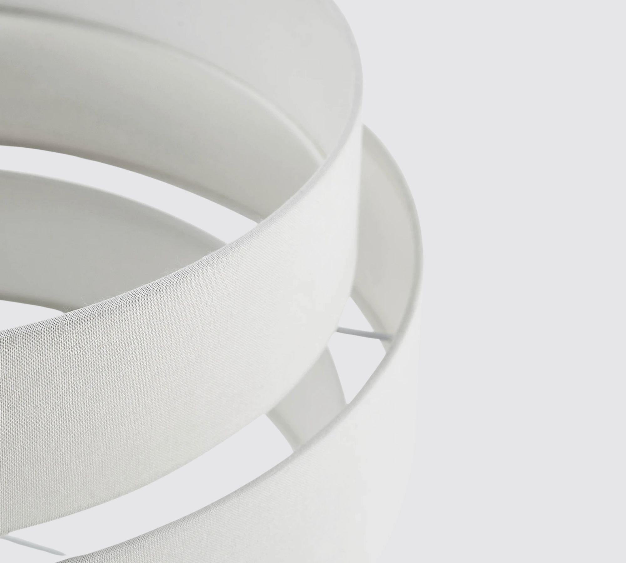 Deckenleuchte Ella Leinen / Eisen 1-flammig Beige