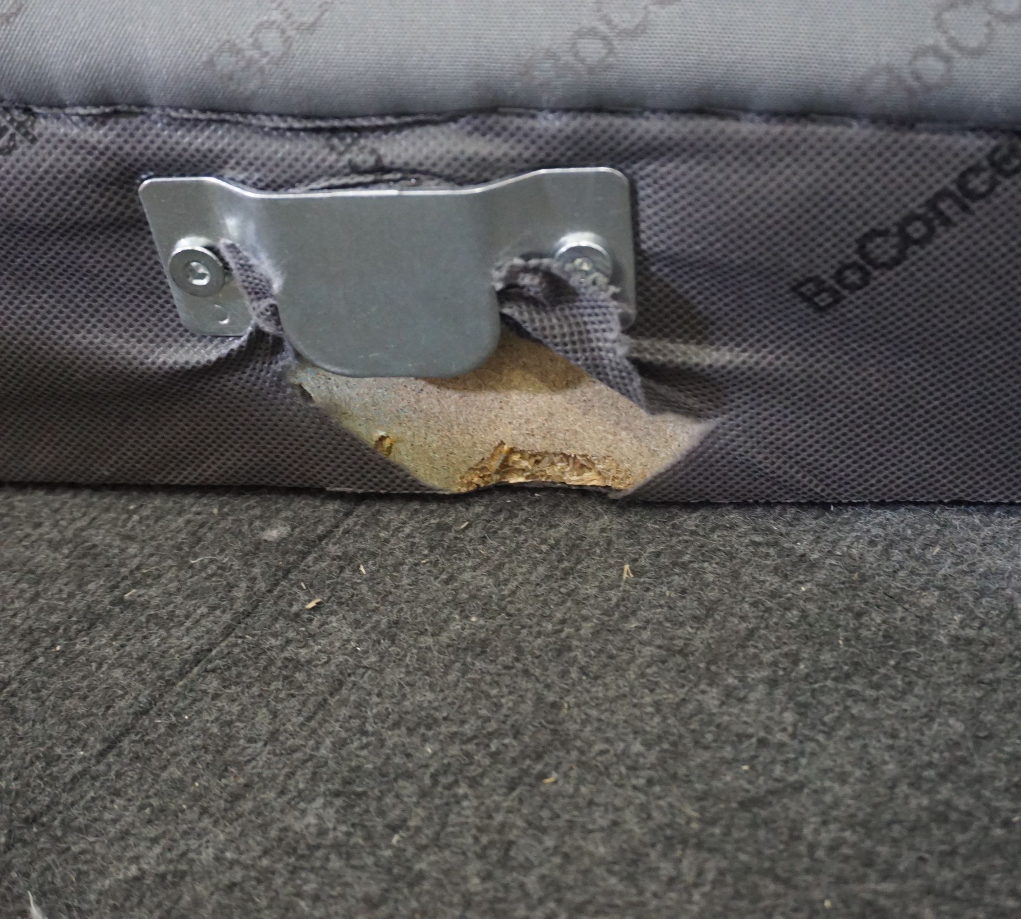 Indivi Ecksofa mit Loungemodul Napoli-Stoff 2250 Silvergrau