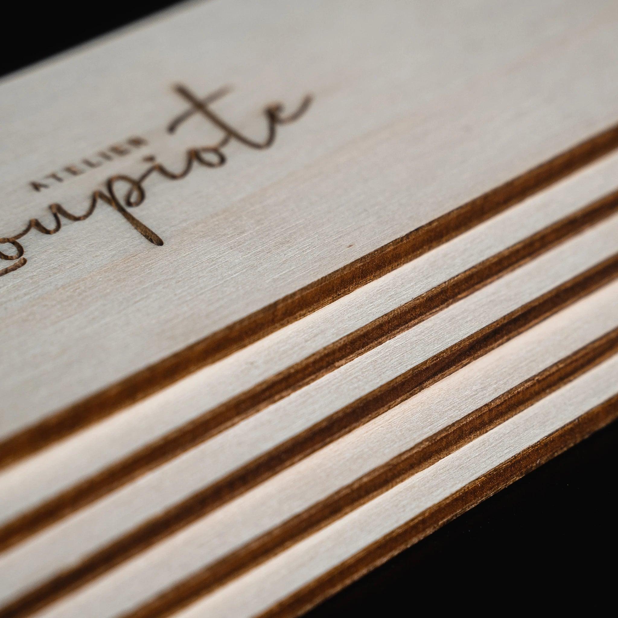 Andromède Pendelleuchte Holz 27cm