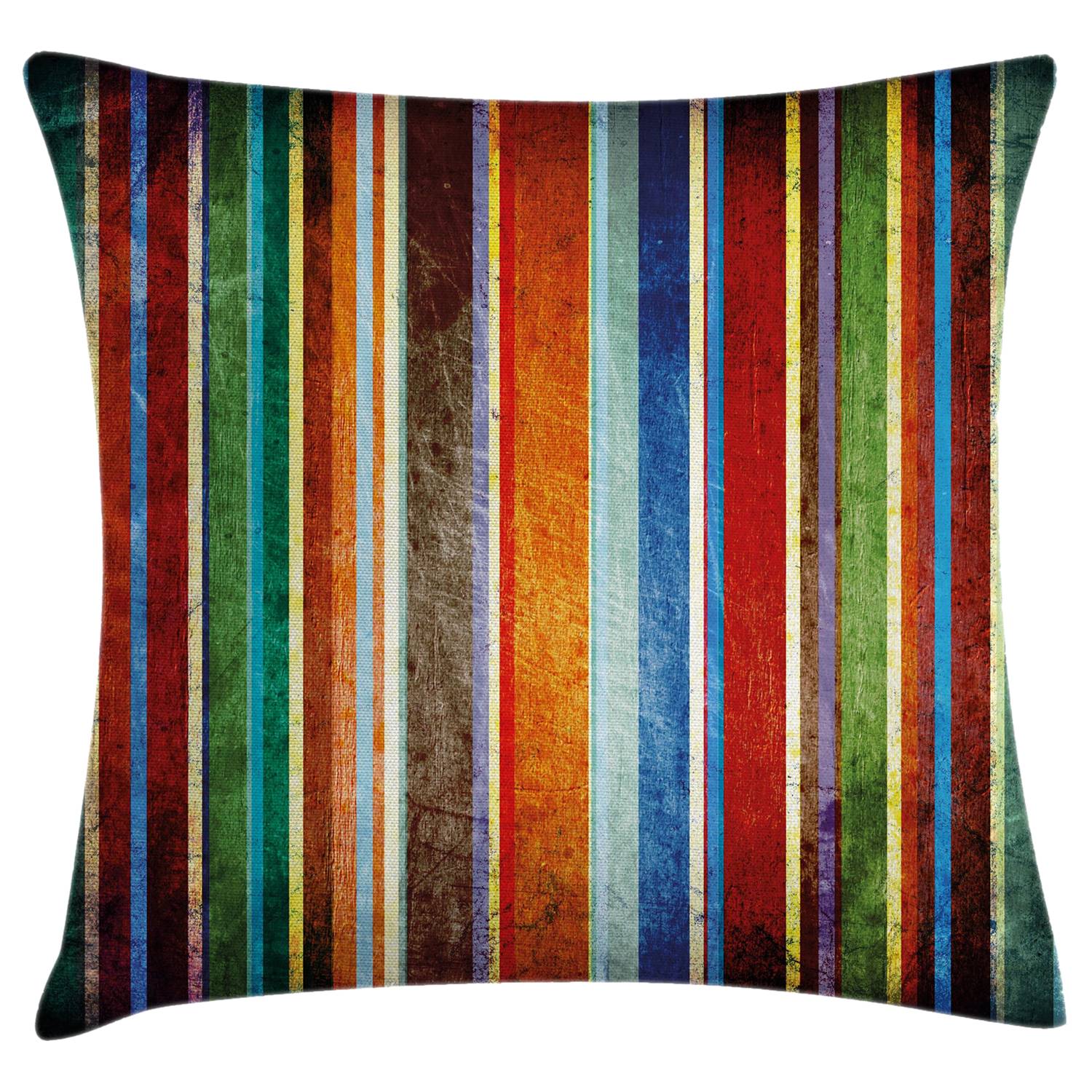 Colorful Ribbons Cushion Cover Multicolored 40x40cm