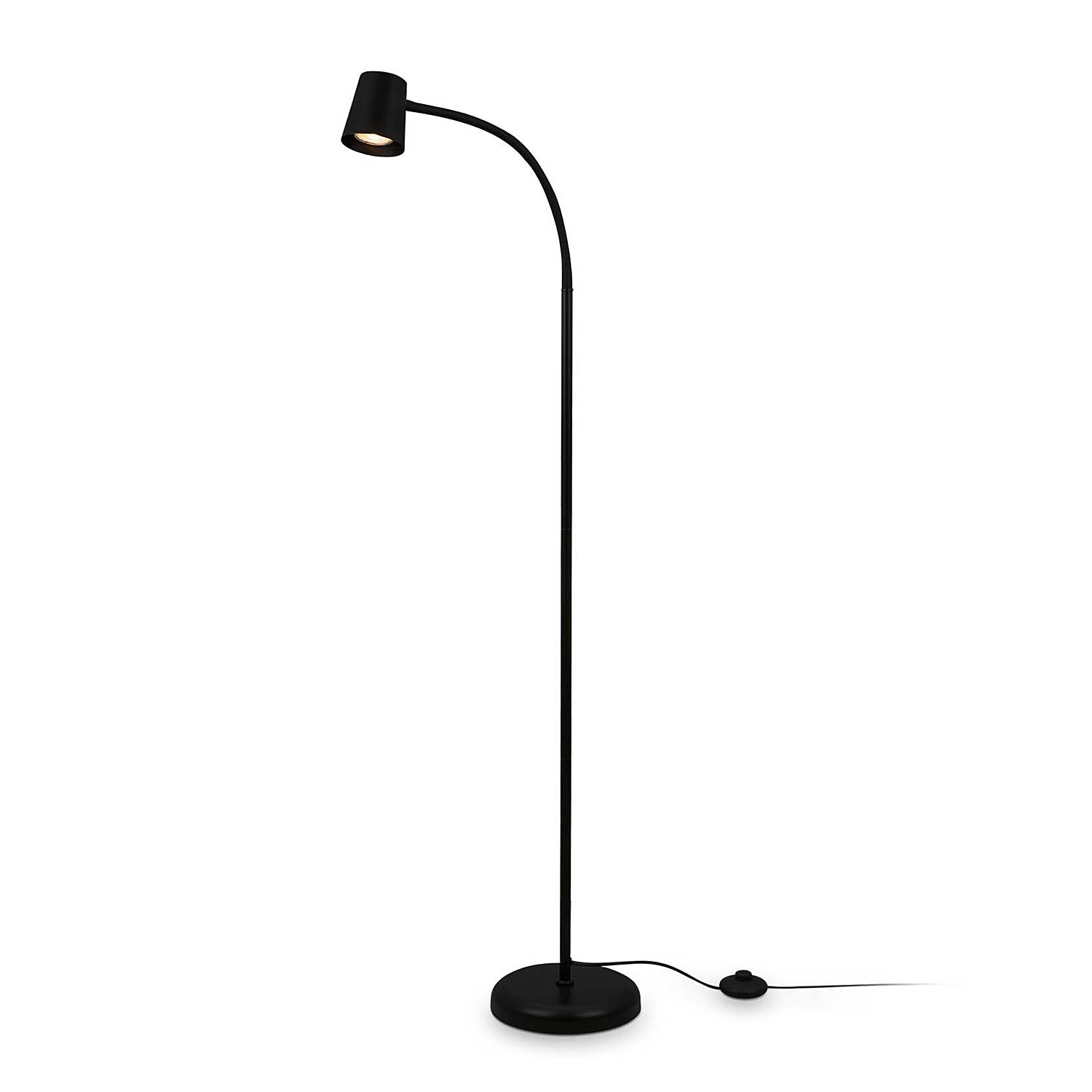 Cotosi Stehleuchte Aluminium Schwarz
