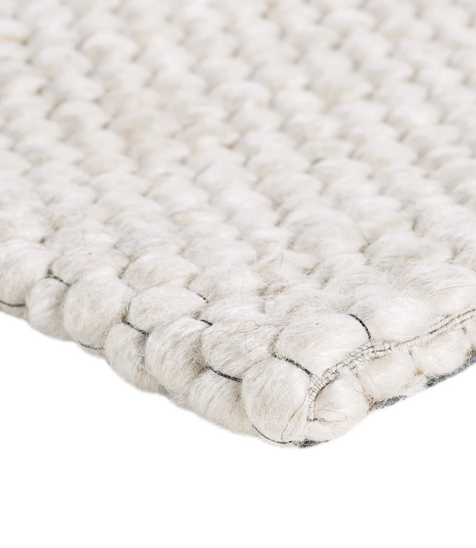 Teppich Mischgewebe Creme 160 cm x 230 cm
