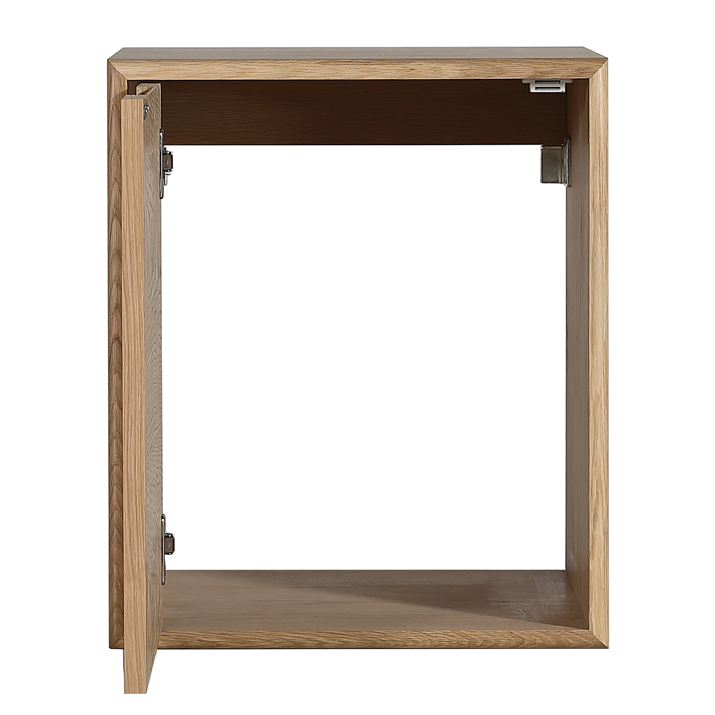 Jukki Hänge-Waschtisch Eiche Teilmassiv Braun