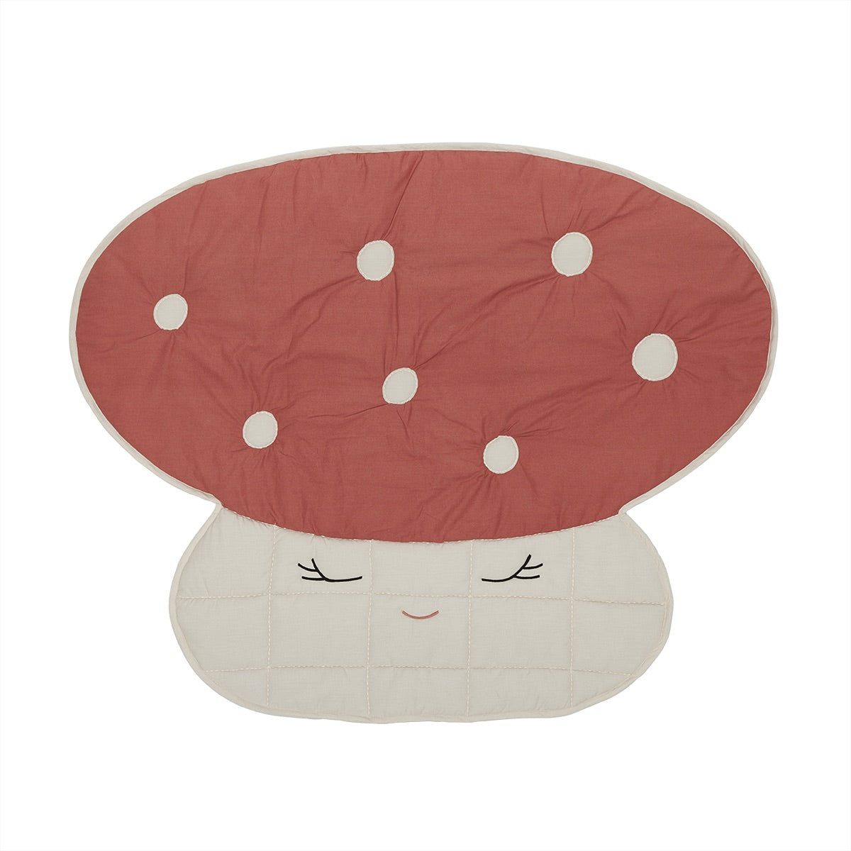 Mushroom Decke Bio-Baumwolle Mehrfarbig