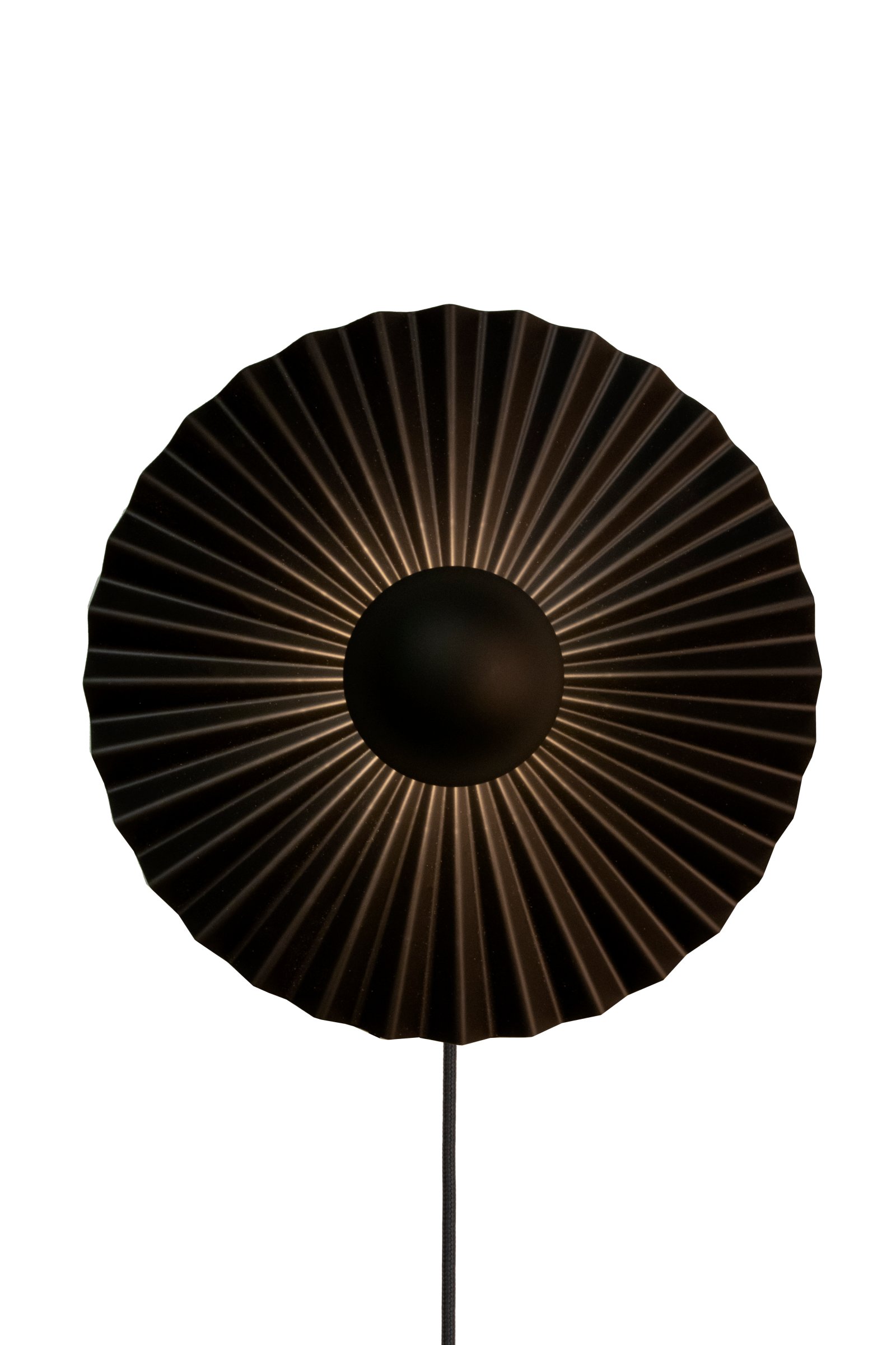 Omega Plafoniera/Applique Nero Ø 35cm