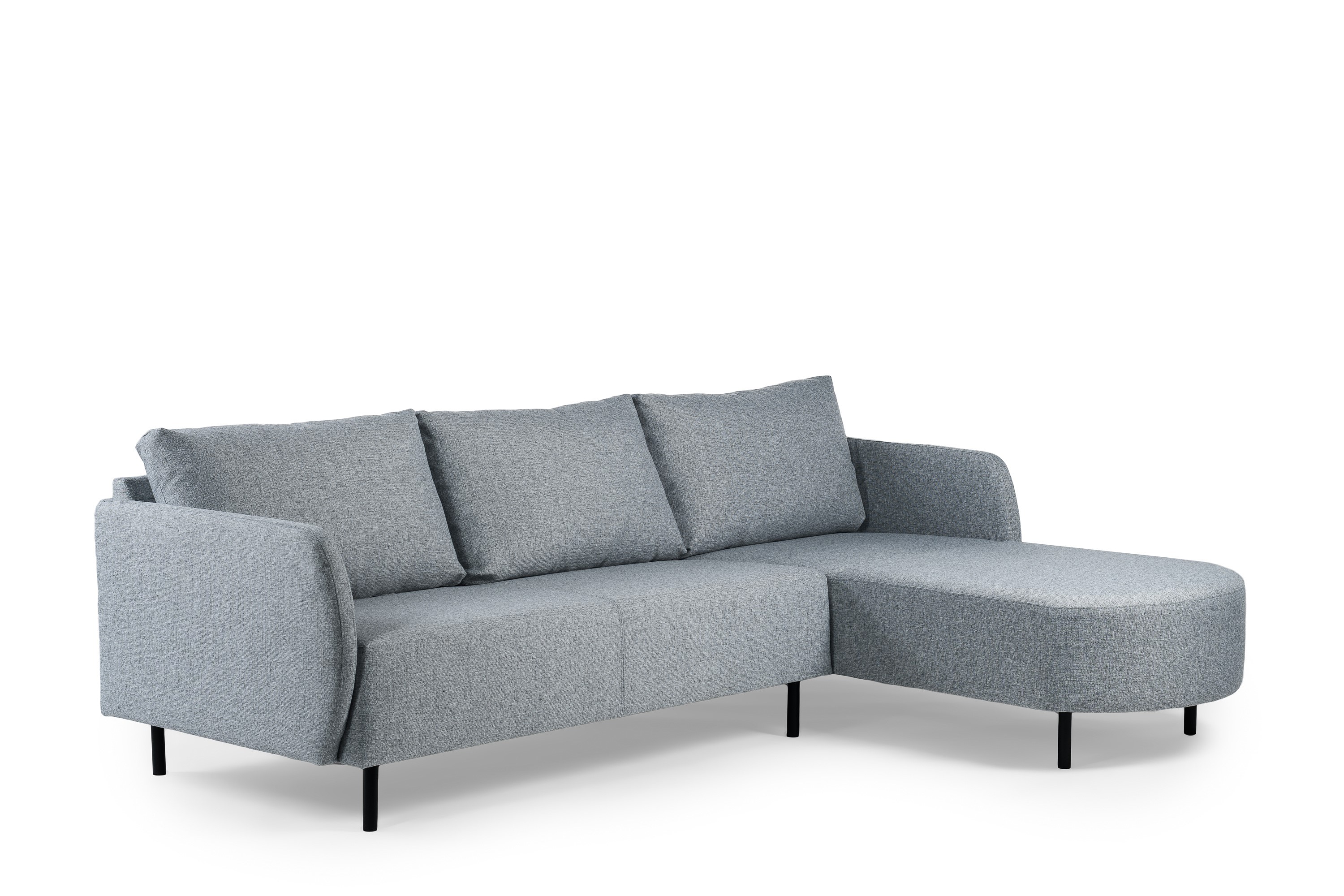 Sofa 3-Sitzer Chaiselongue Links Rechts Urban U311 Grau