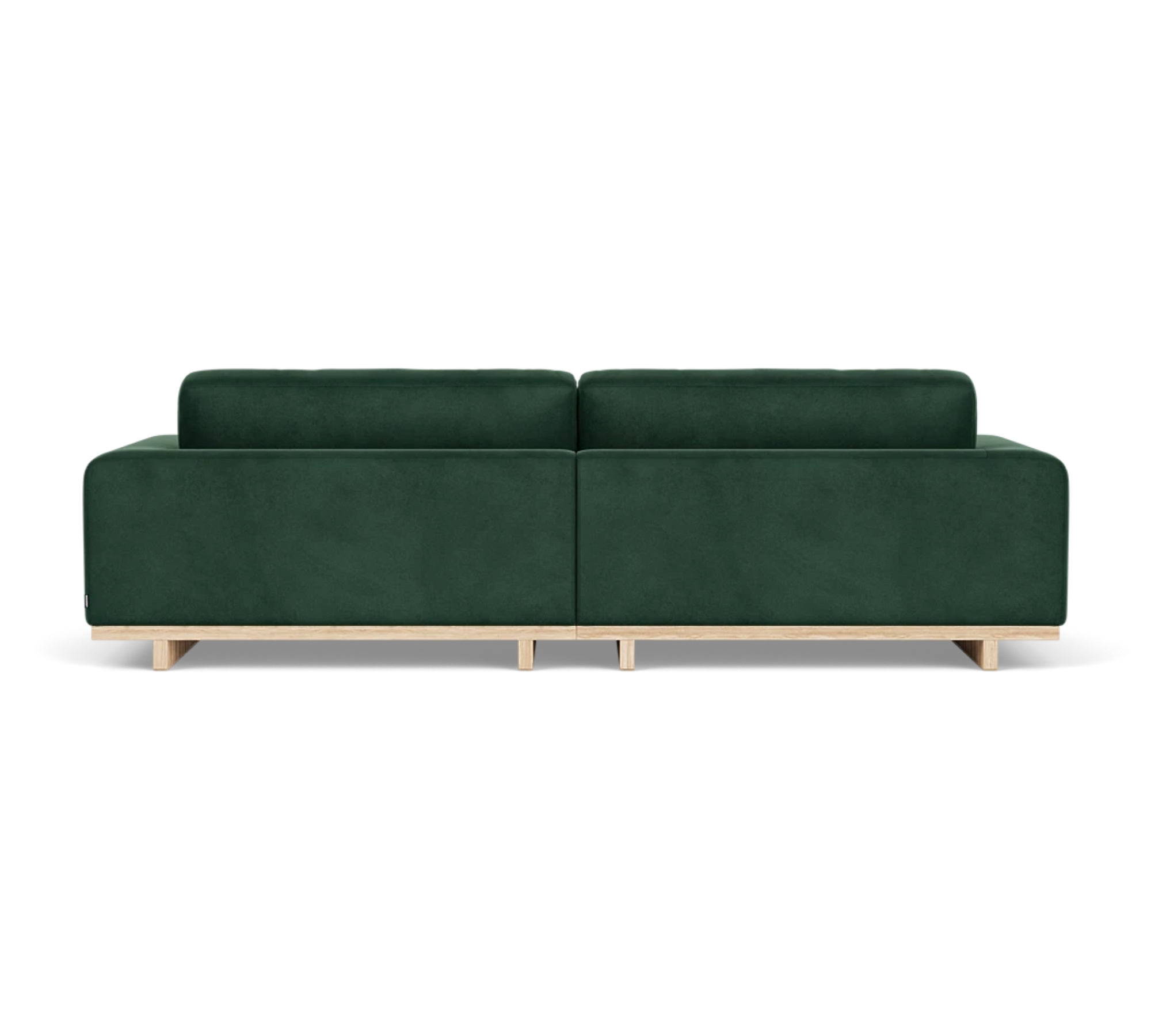 Aya Sofa 3,5-Sitzer Velour Lux Dark Green