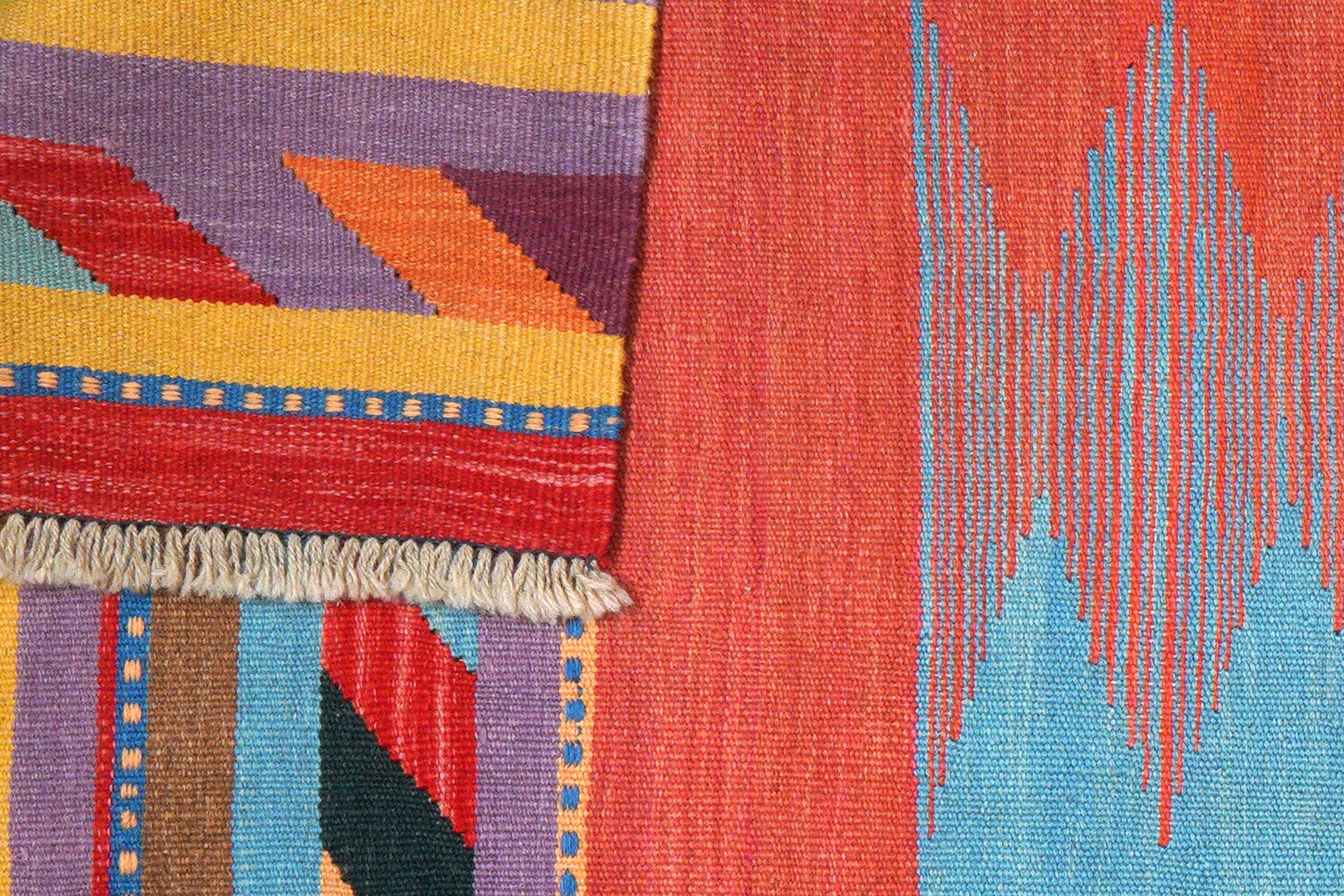 Kilim Gashgai Teppich Mehrfarbig