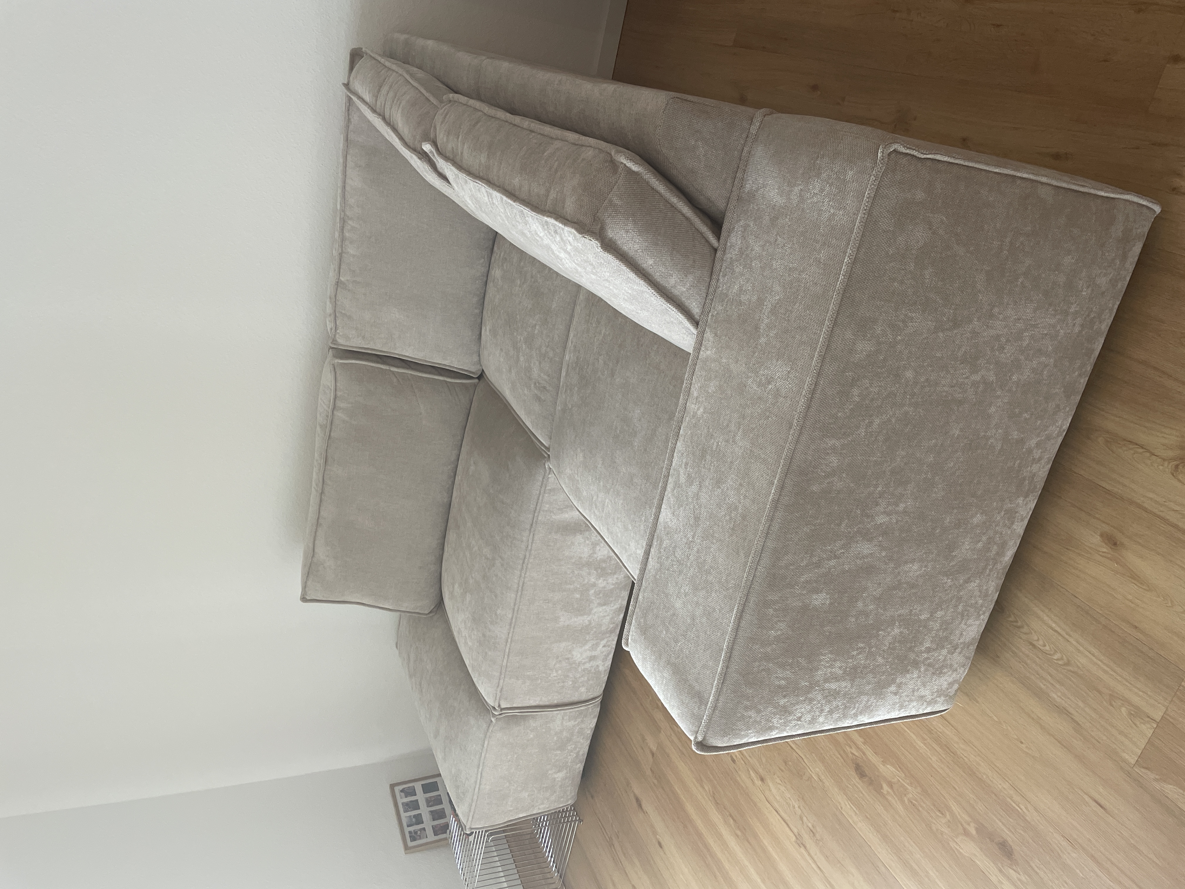 Ecksofa 3-Sitzer Beige