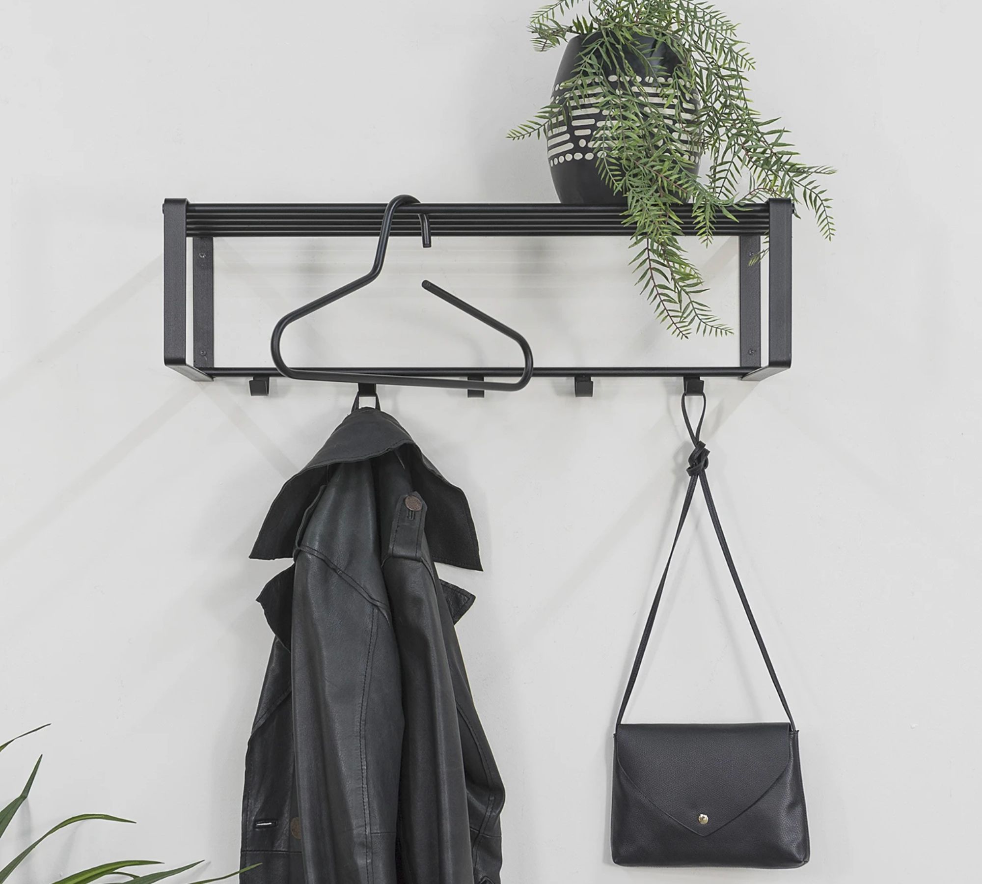 Coat rack metal black