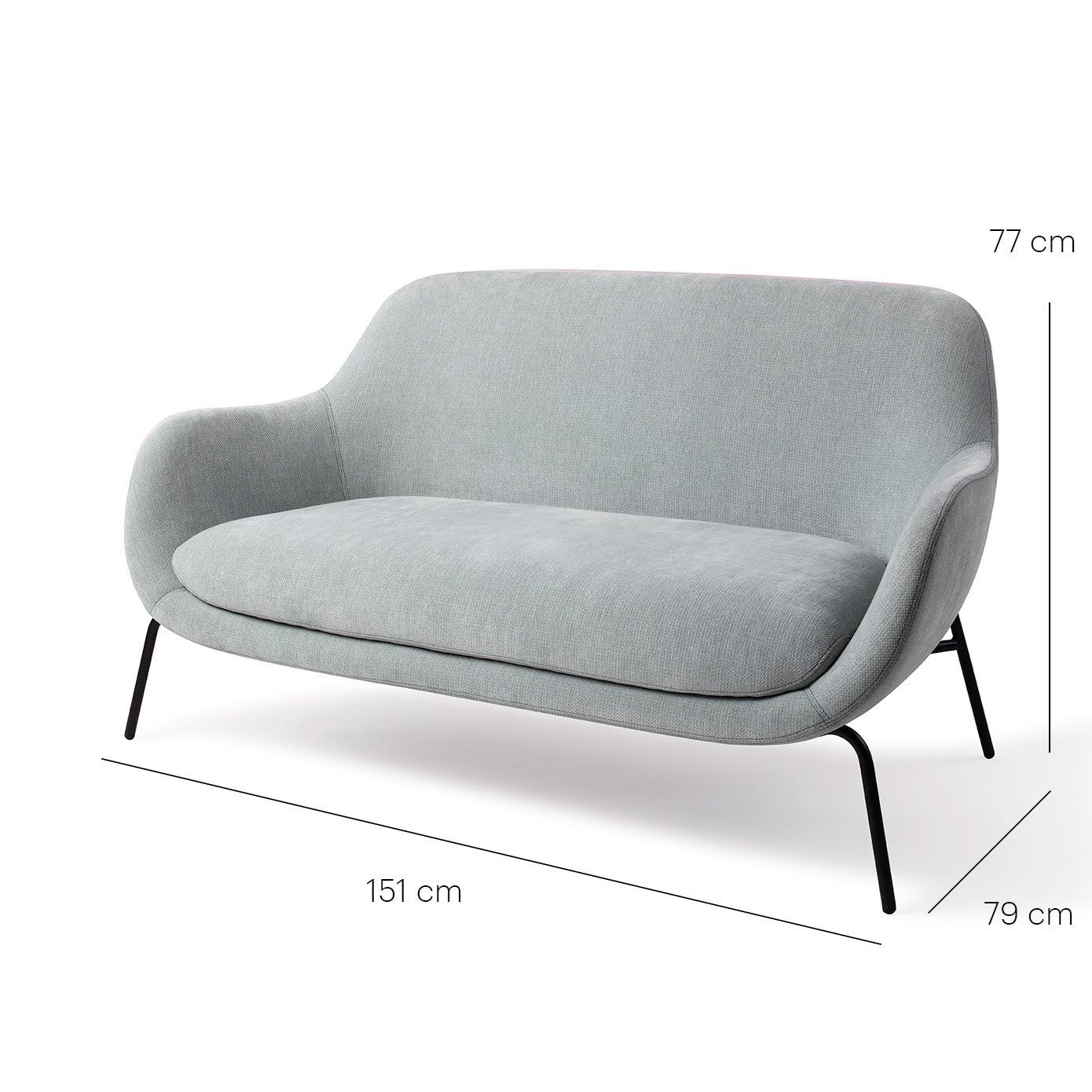 Ugo 2-Sitzer Sofa Oh My Myrtle