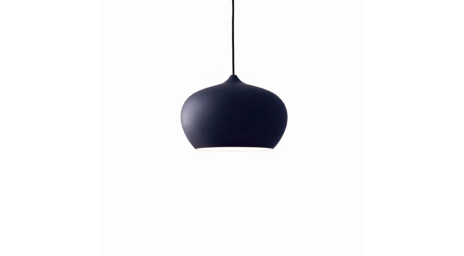 Apple Pendant Light Matte Black