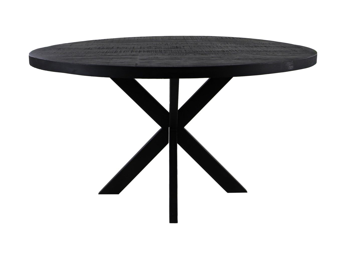 Melbourne Runder Esstisch Mangoholz Metall ø130cm