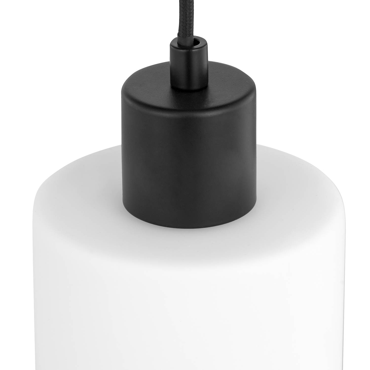 3-Flammig Pendelleuchte Kolind Metall Opalglas