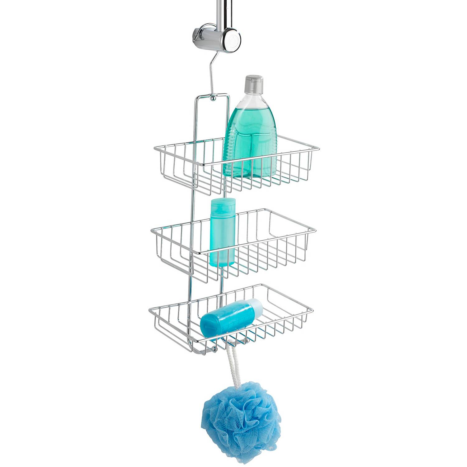 Duschcaddy Nivala Silber Stahl 22 x 50 x 14 cm