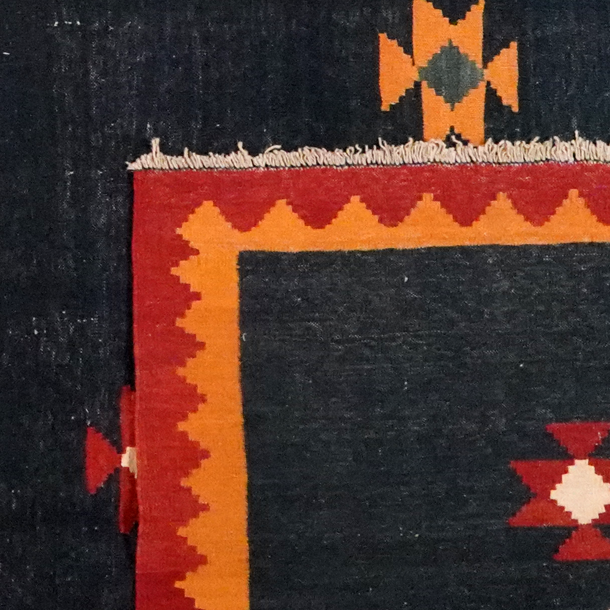 Kilim Gashgai Teppich Mehrfarbig