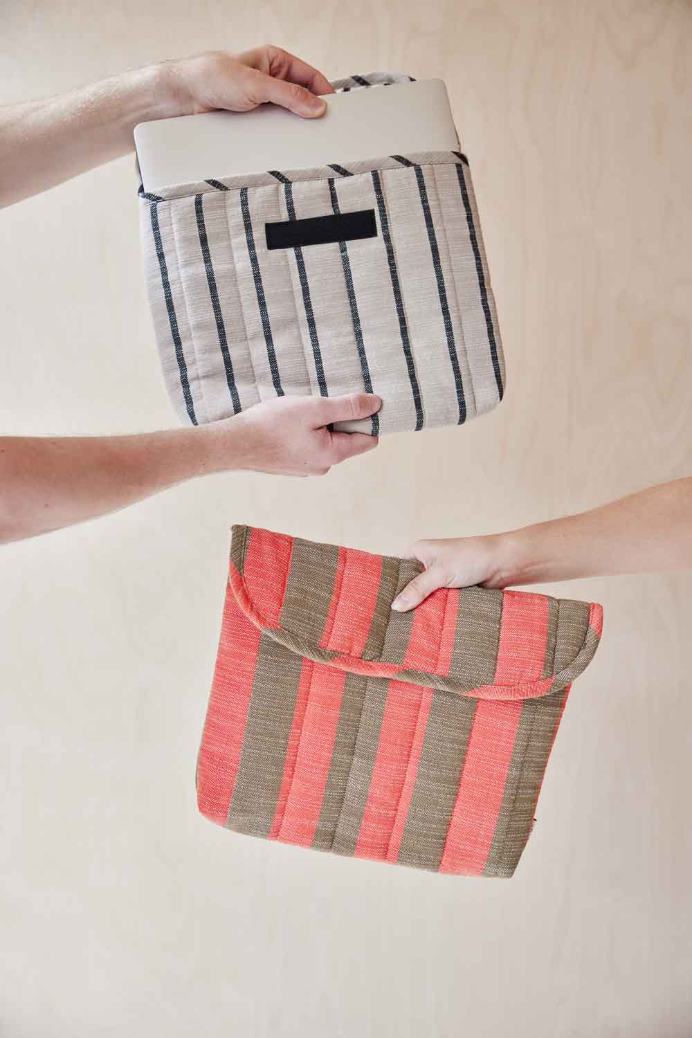 Futo Laptop Sleeve Organic Cotton Beige