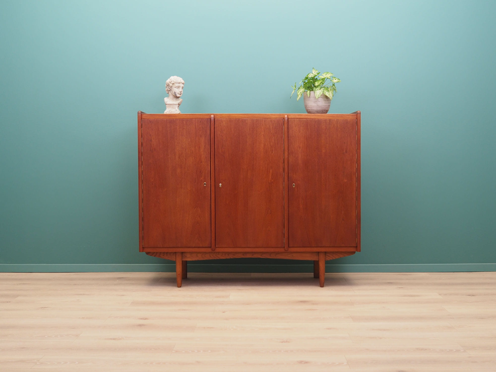 Vintage Sideboard Teak Wood Brown 1960s