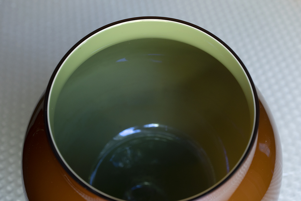 Vase Murano glass Brown