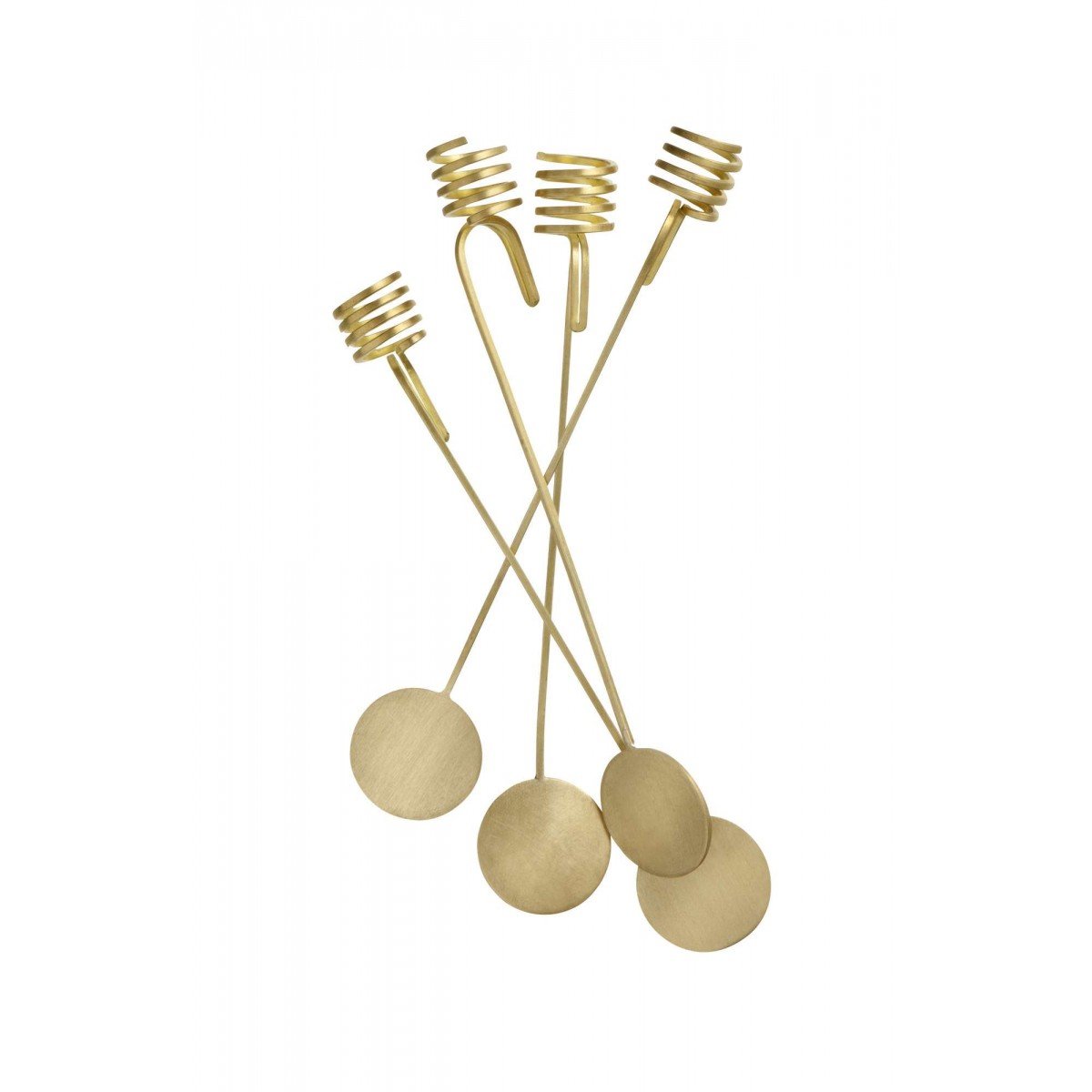 Christmas tree candle holder gold