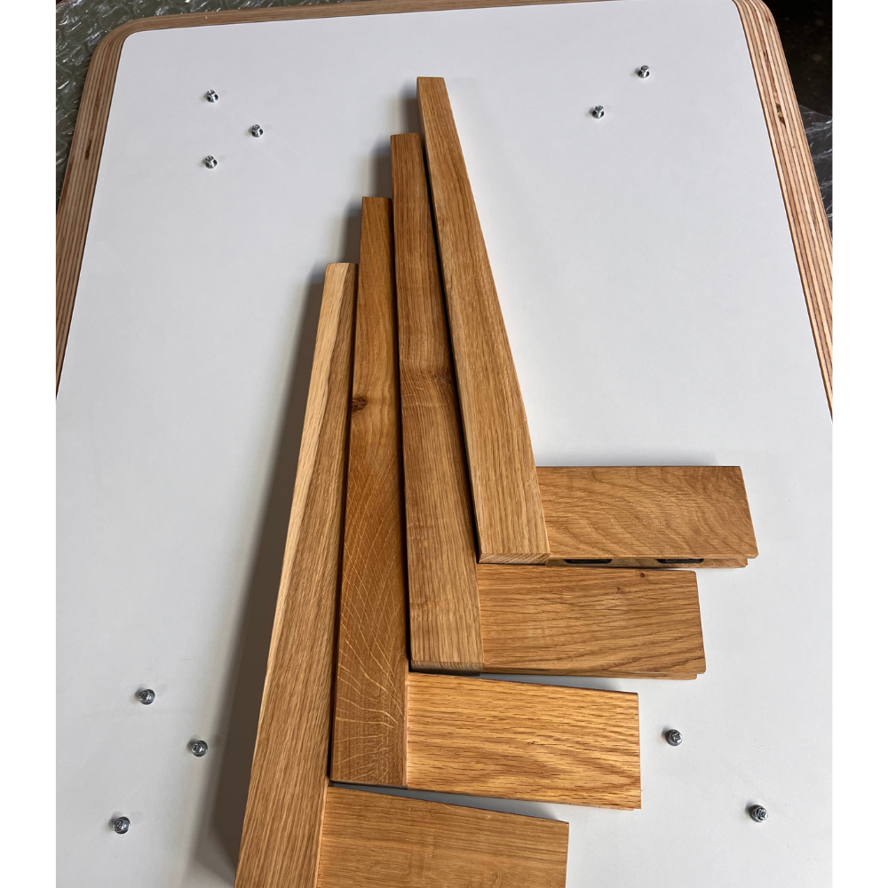 Beluga Couchtisch Holz Weiß