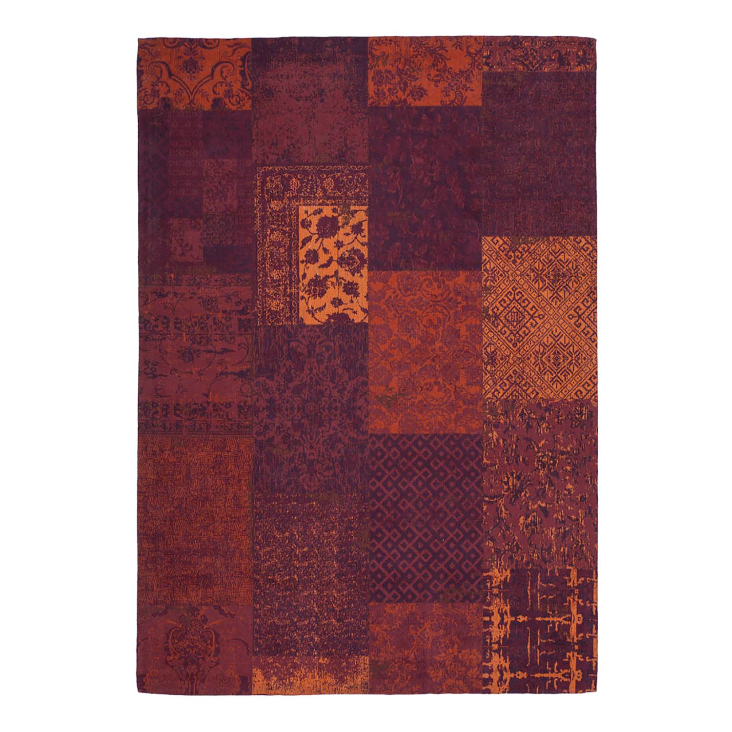 Symphony 160 Kurzflorteppich Baumwolle Rot 80 x 150 cm