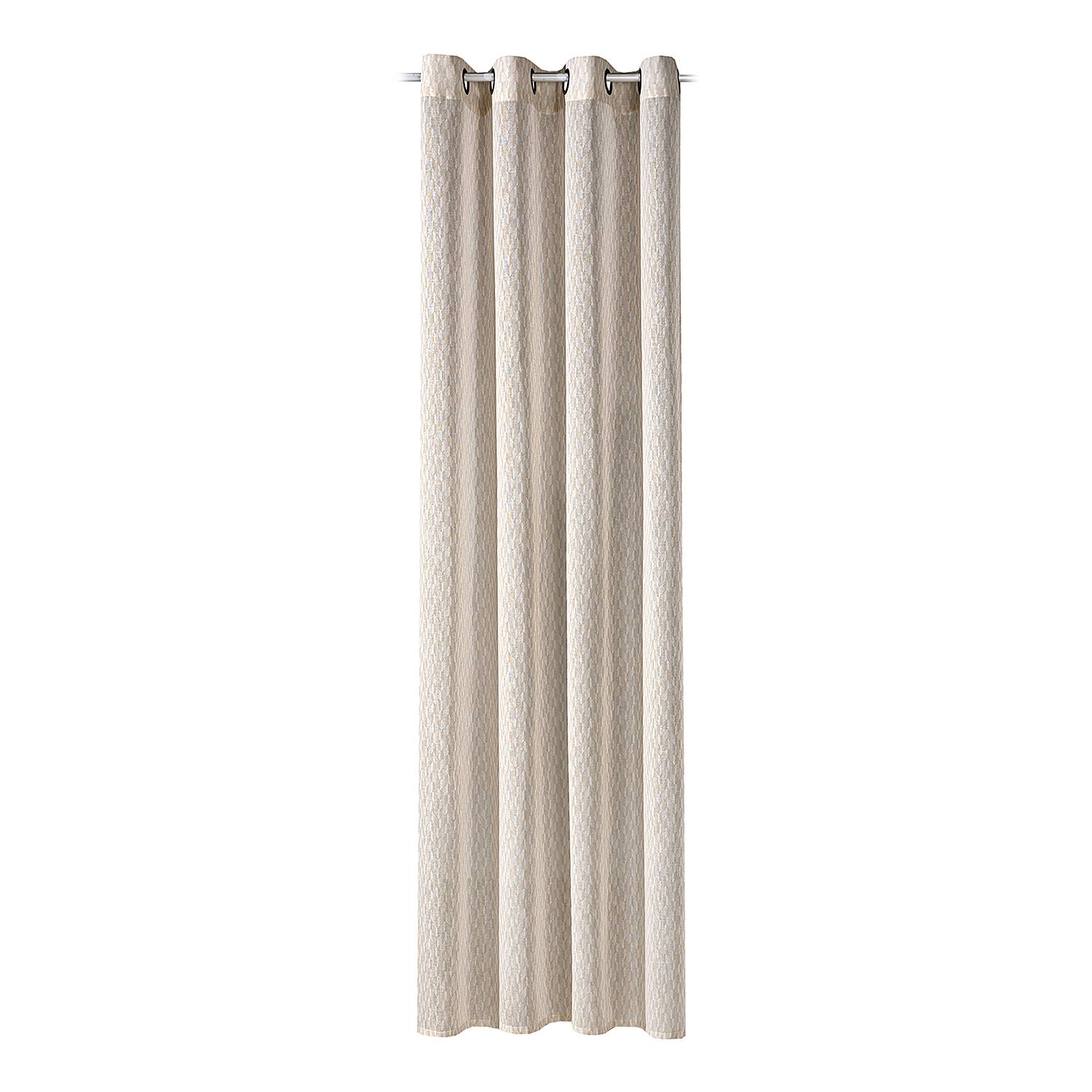 Ösenschal Weda Polyester Beige 140 x 245 cm