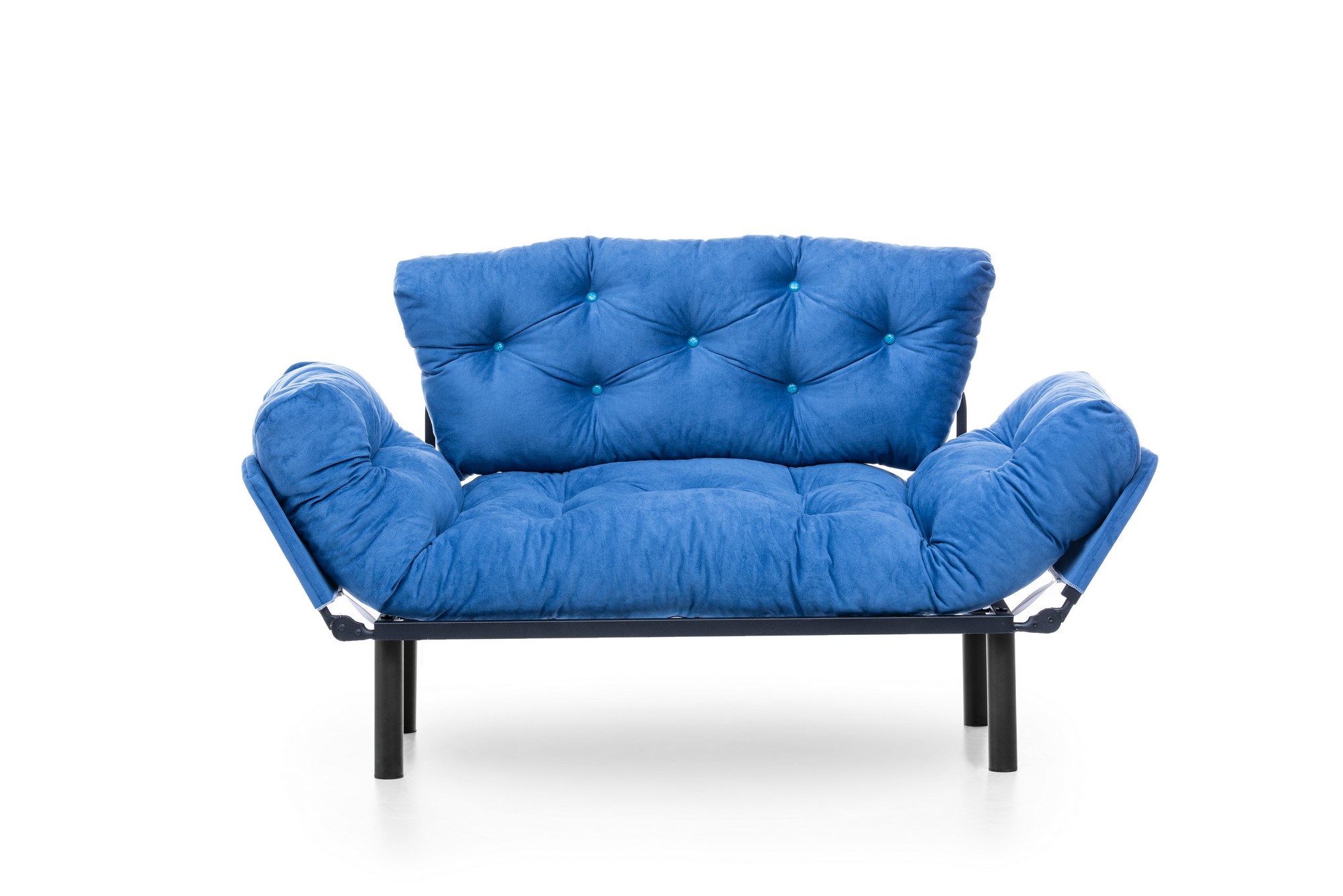 Nitta Schlafsofa 2-Sitzer Blau