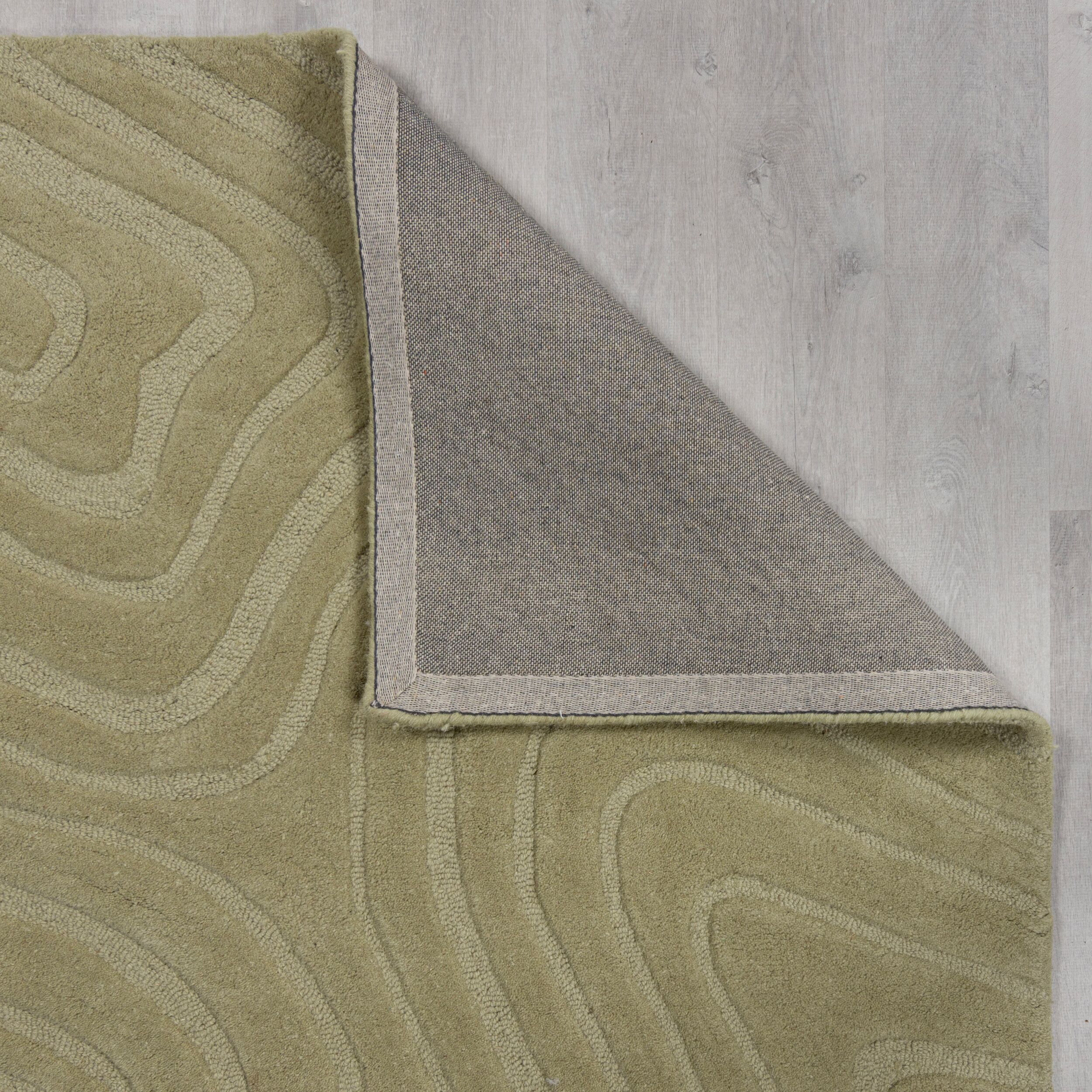 Mesmerise rug sage green ⌀160cm
