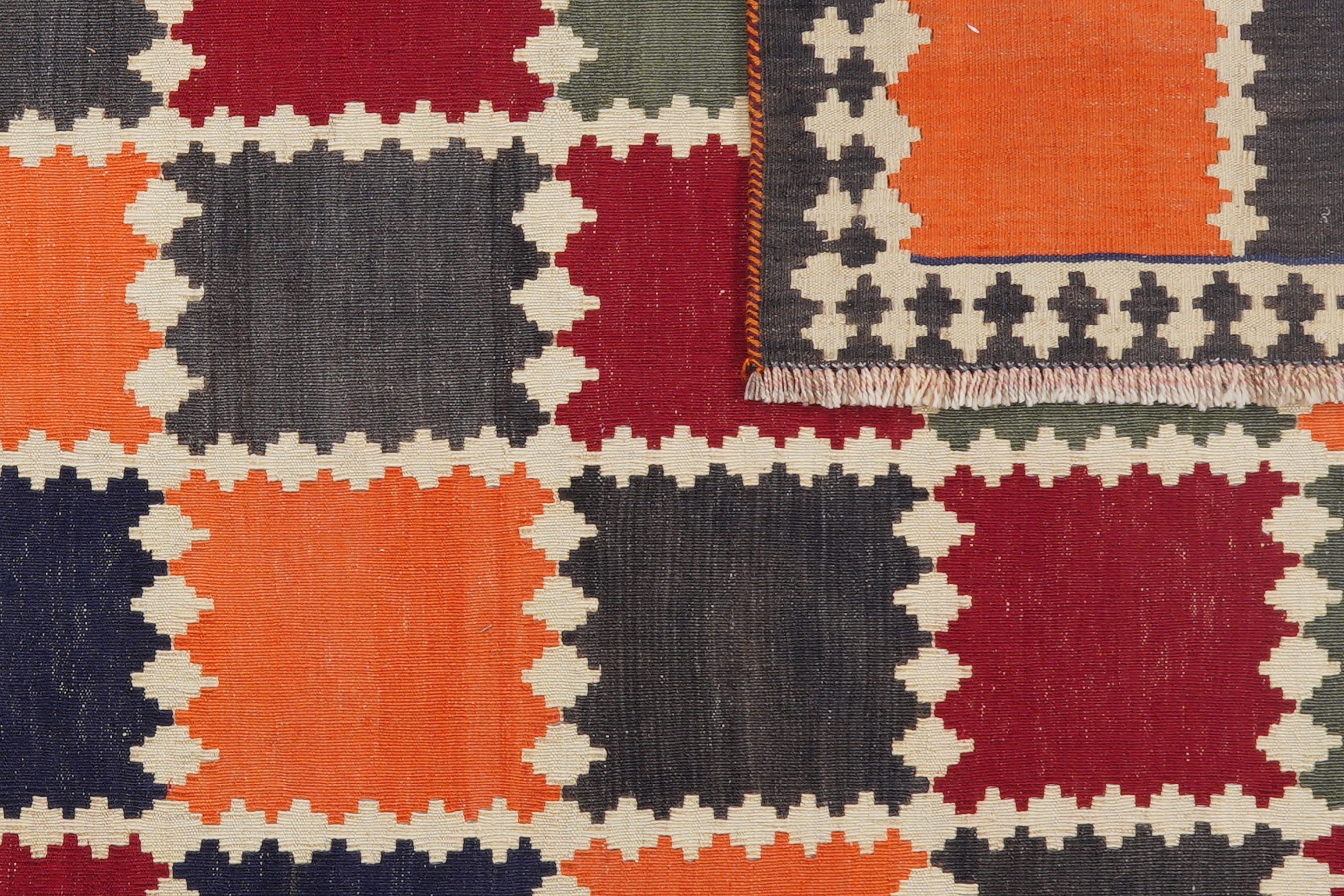 Kilim Gashgai Teppich Mehrfarbig