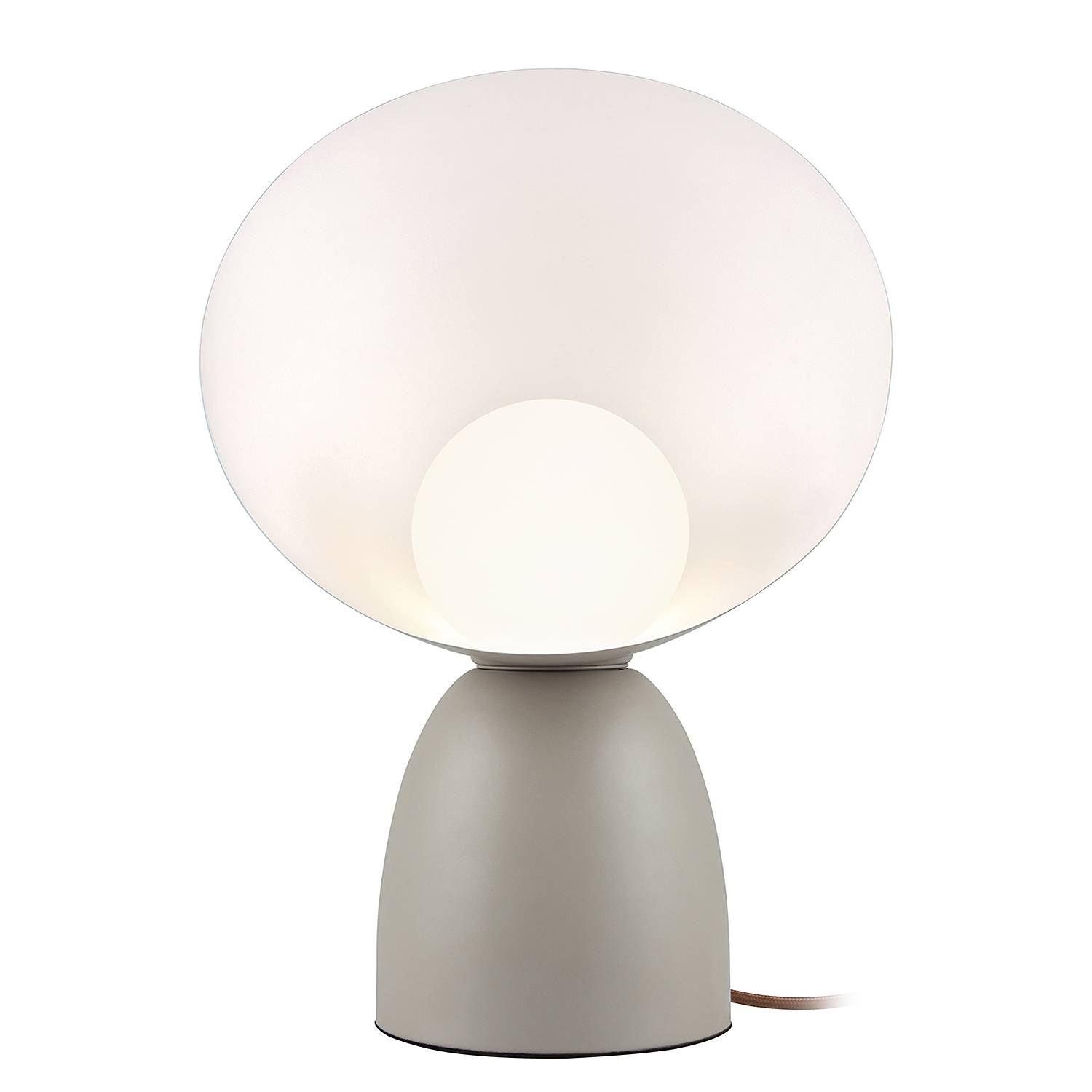 Tischleuchte Hello 1-Flammig Taupe