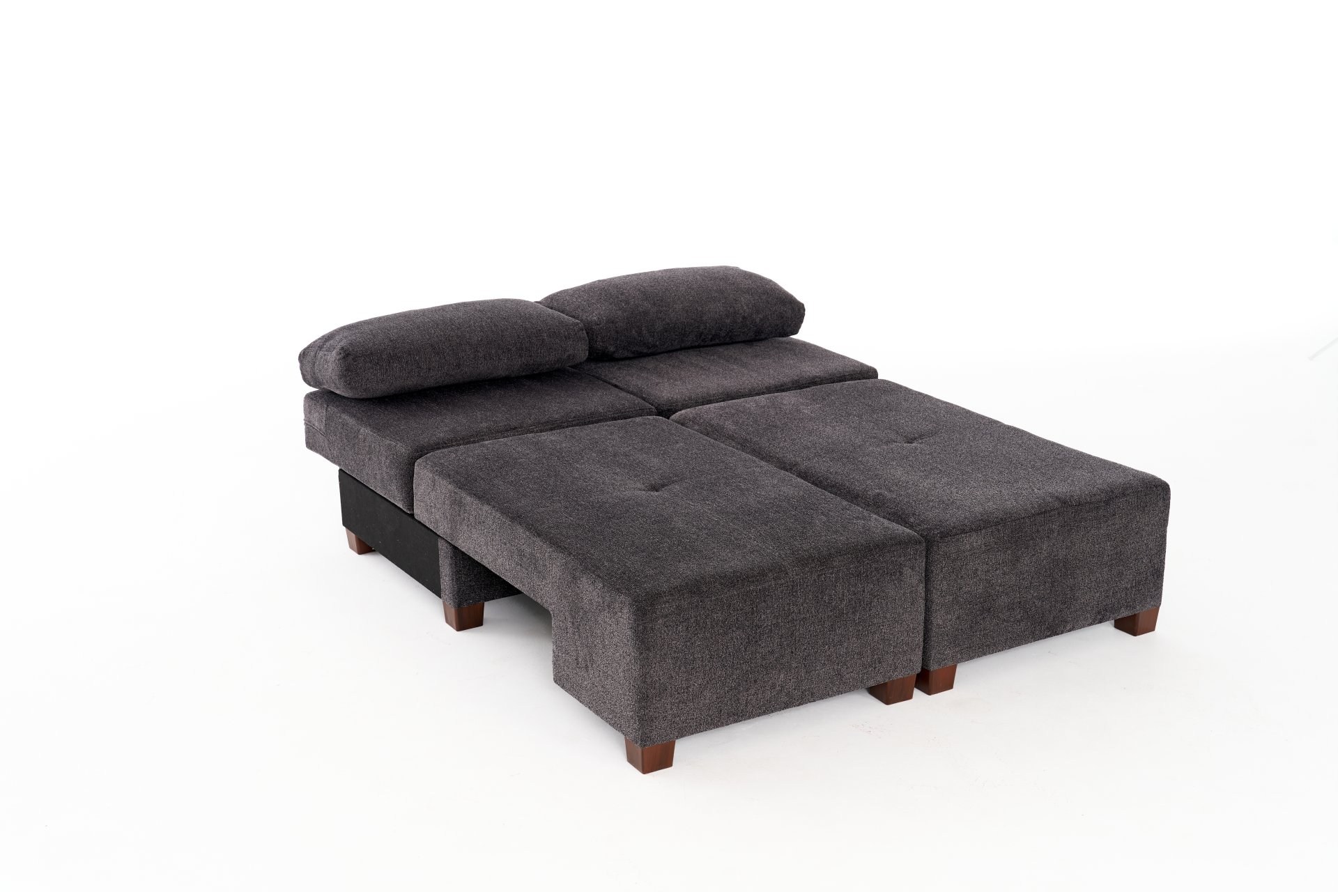 Perenna Sofa 3-Sitzer Chenille Anthrazit