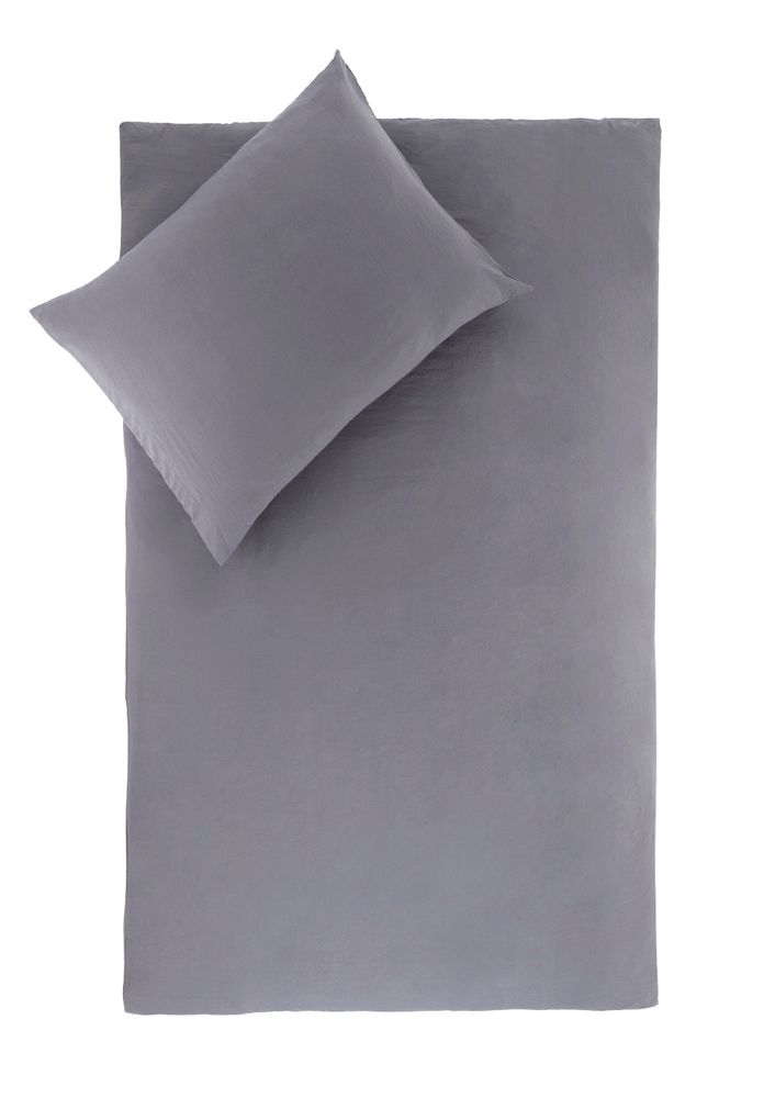 Bettwäscheset aus Microfaser Anthrazit