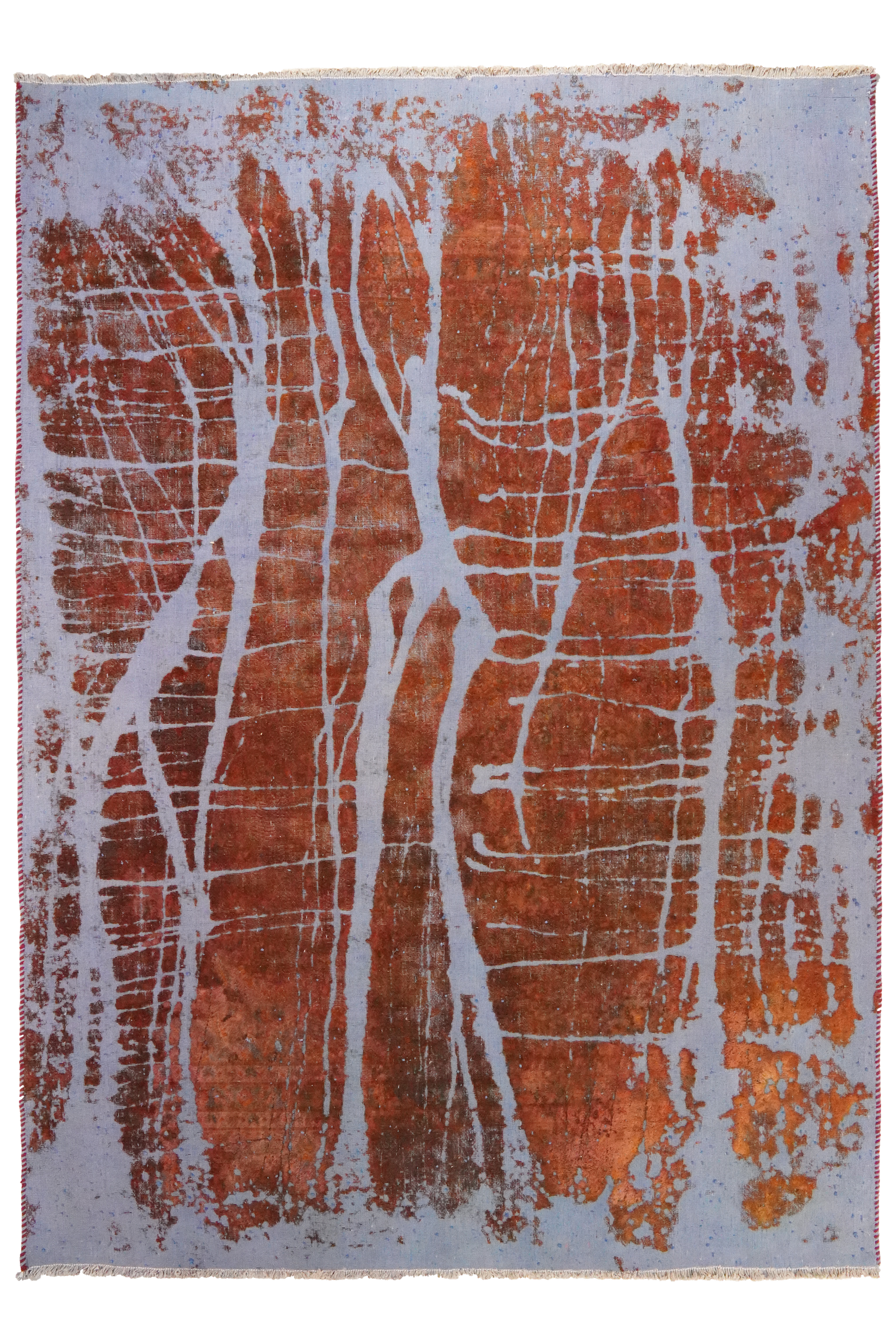 Vintage Carpet Wool Multicolored